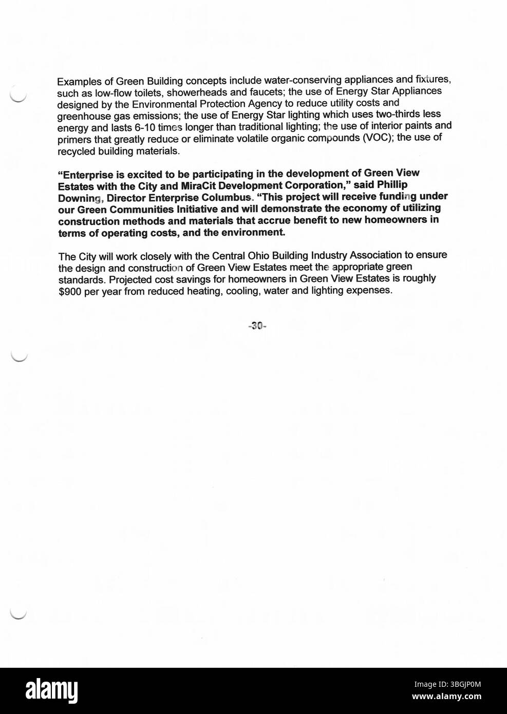 Das Büro von Bürgermeister Michael Coleman veröffentlichte 2005 mehrere Pressemitteilungen, die sich mit lokalen Themen und Initiativen in Columbus befassten. Coleman war der erste afroamerikanische Bürgermeister der Stadt und diente von 2000 bis 2016, was eine historische politische Amtszeit markierte. Stockfoto