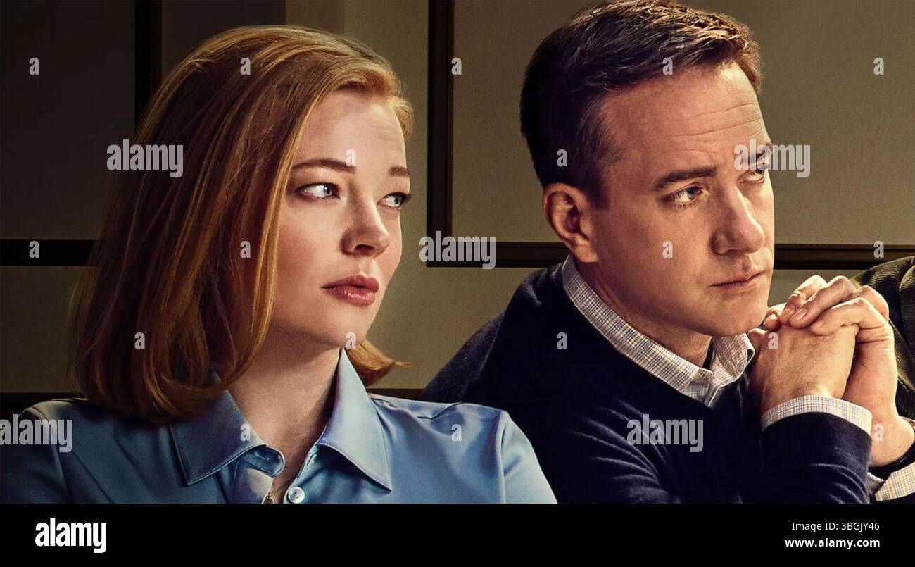 2018-2023 HBO-Serie mit Sarah Snook als Siobhan Roy Matthew MacFadyen als Tom Wambsganss Stockfoto