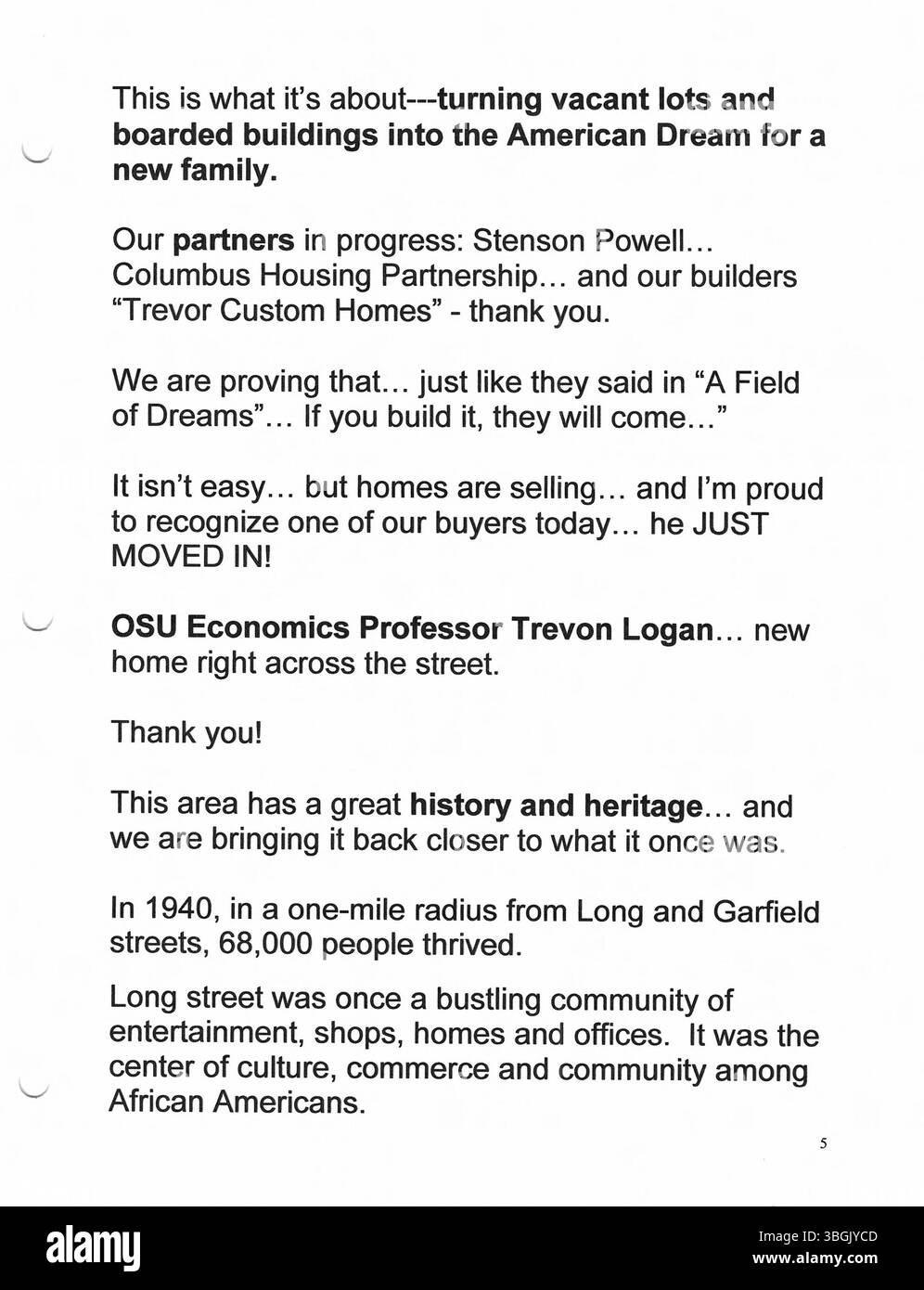 Diese Sammlung von Pressemitteilungen aus dem Büro von Bürgermeister Michael Coleman im Jahr 2005 spiegelt seine Führung und Regierungsführung in Columbus, Ohio wider und behandelt wichtige politische Updates, politische Änderungen und städtische Initiativen während seiner Amtszeit. Stockfoto