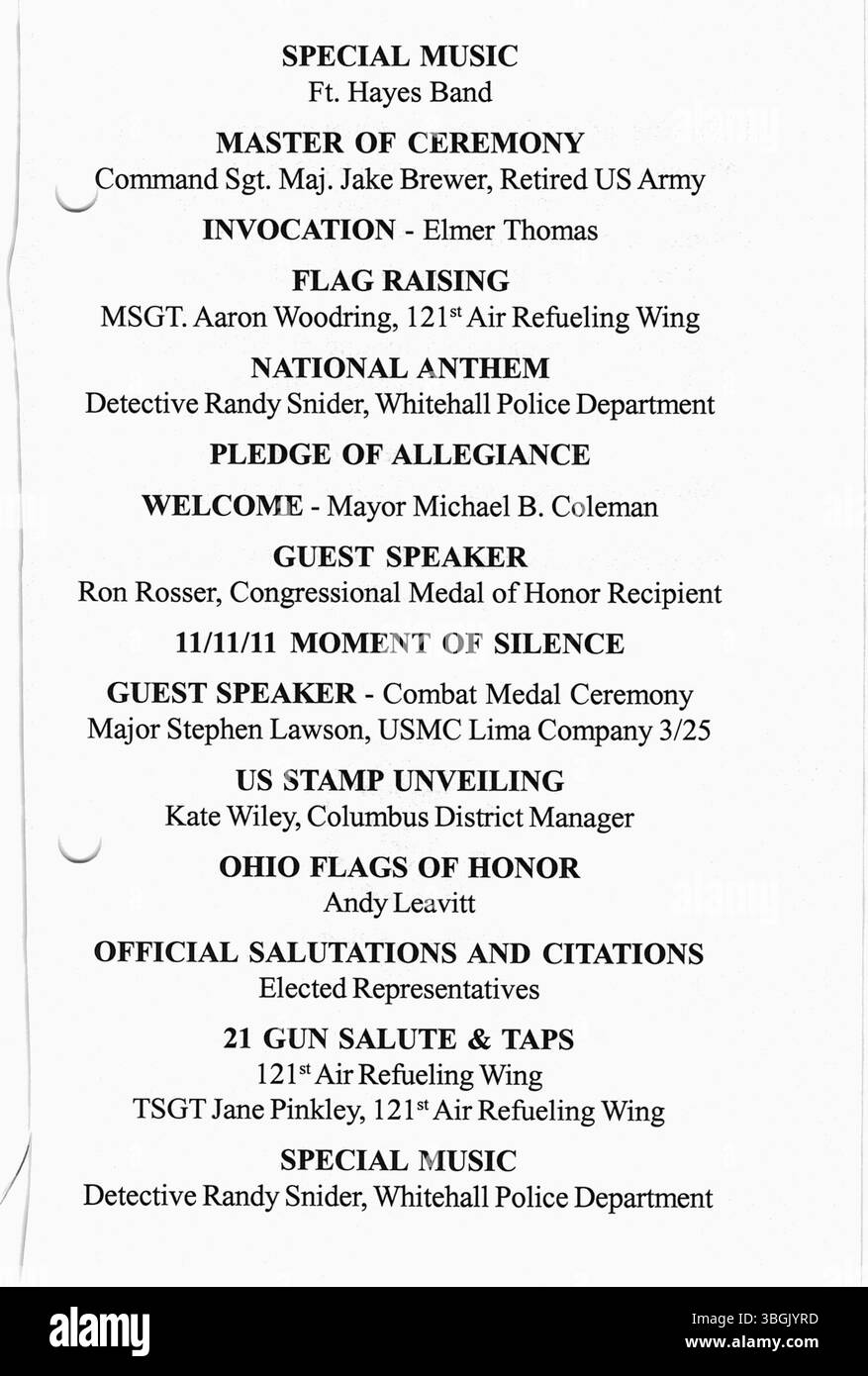 Pressemitteilungen aus dem Büro von Bürgermeister Michael Coleman im Jahr 2005 dokumentieren wichtige Ereignisse und offizielle Erklärungen während seiner Amtszeit als 52. Bürgermeister von Columbus, die seine Führung und seinen politischen Einfluss hervorheben. Stockfoto