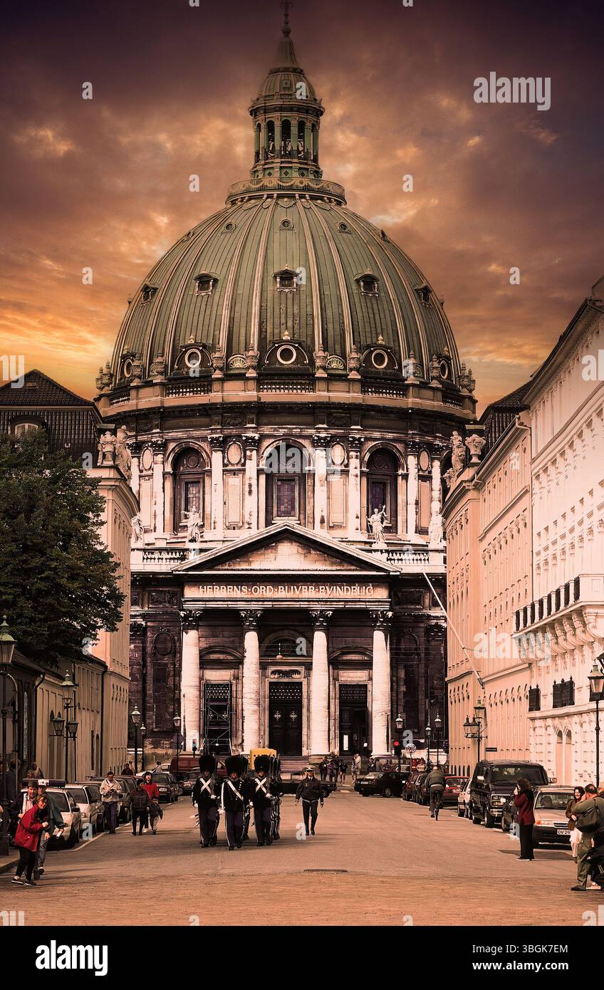 Dänemark Kopenhagener Kirche Marmor ( Marmorkirche ) Stockfoto
