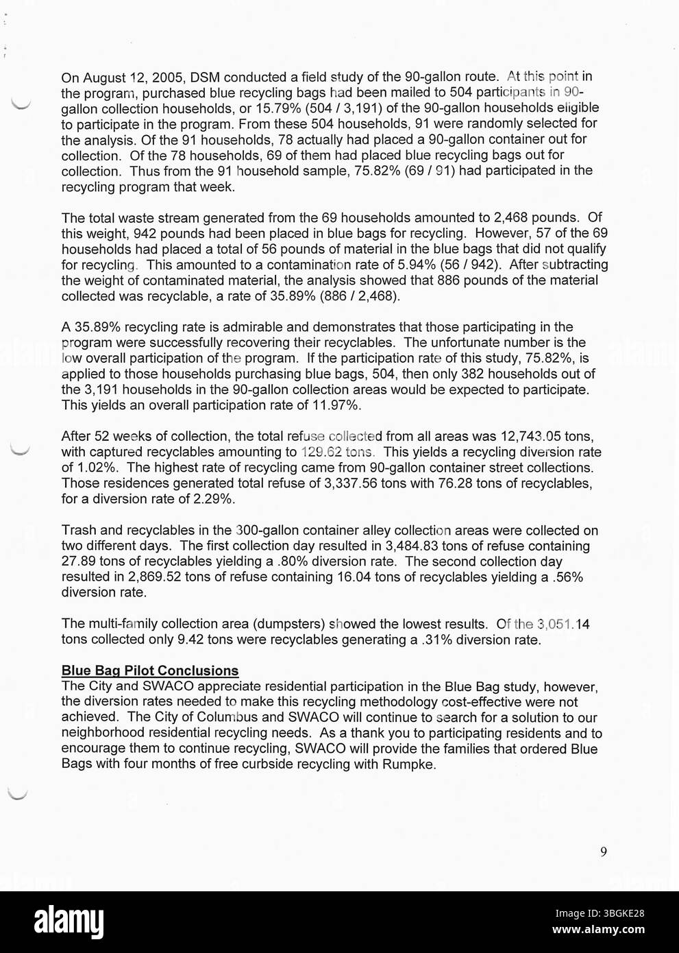 In dieser Pressemitteilung aus dem Büro von Bürgermeister Michael Coleman aus dem Jahr 2006 wird seine Amtszeit als erster afroamerikanischer Bürgermeister von Columbus, Ohio, beschrieben. Coleman war von 2000 bis 2016 tätig und erreichte politische Meilensteine, unter anderem als Bürgermeister in der Geschichte der Stadt. Stockfoto