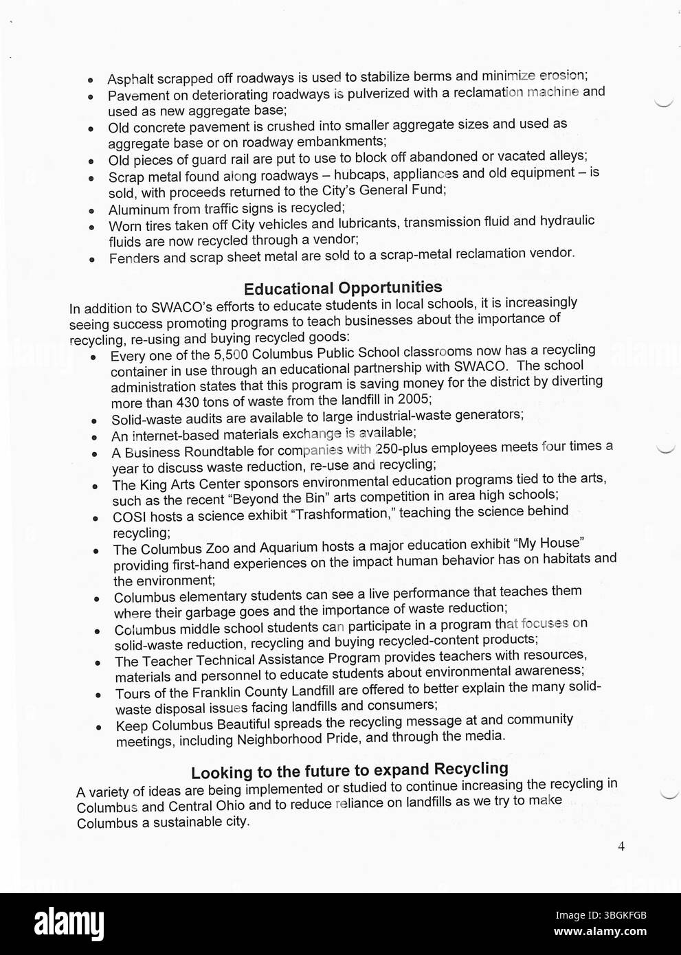 2006 Pressemitteilungen des Bürgermeisters Michael Coleman, in denen er seine Erfolge und politischen Aktionen als Kolumbus erster afroamerikanischer Bürgermeister ausführlich darstellte und sich mit Stadtpolitik, Regierungsführung und Öffentlichkeitsarbeit beschäftigte. Stockfoto