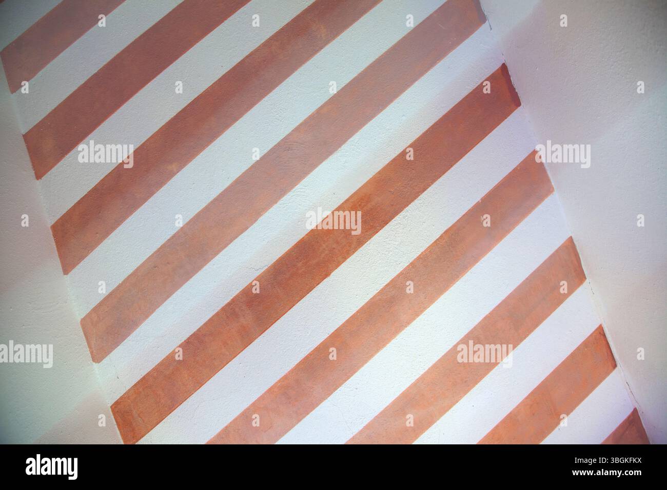 Vintage-Wanddekoration im alten Stil mit Designelementen im Stil der 1930er Jahre Stockfoto