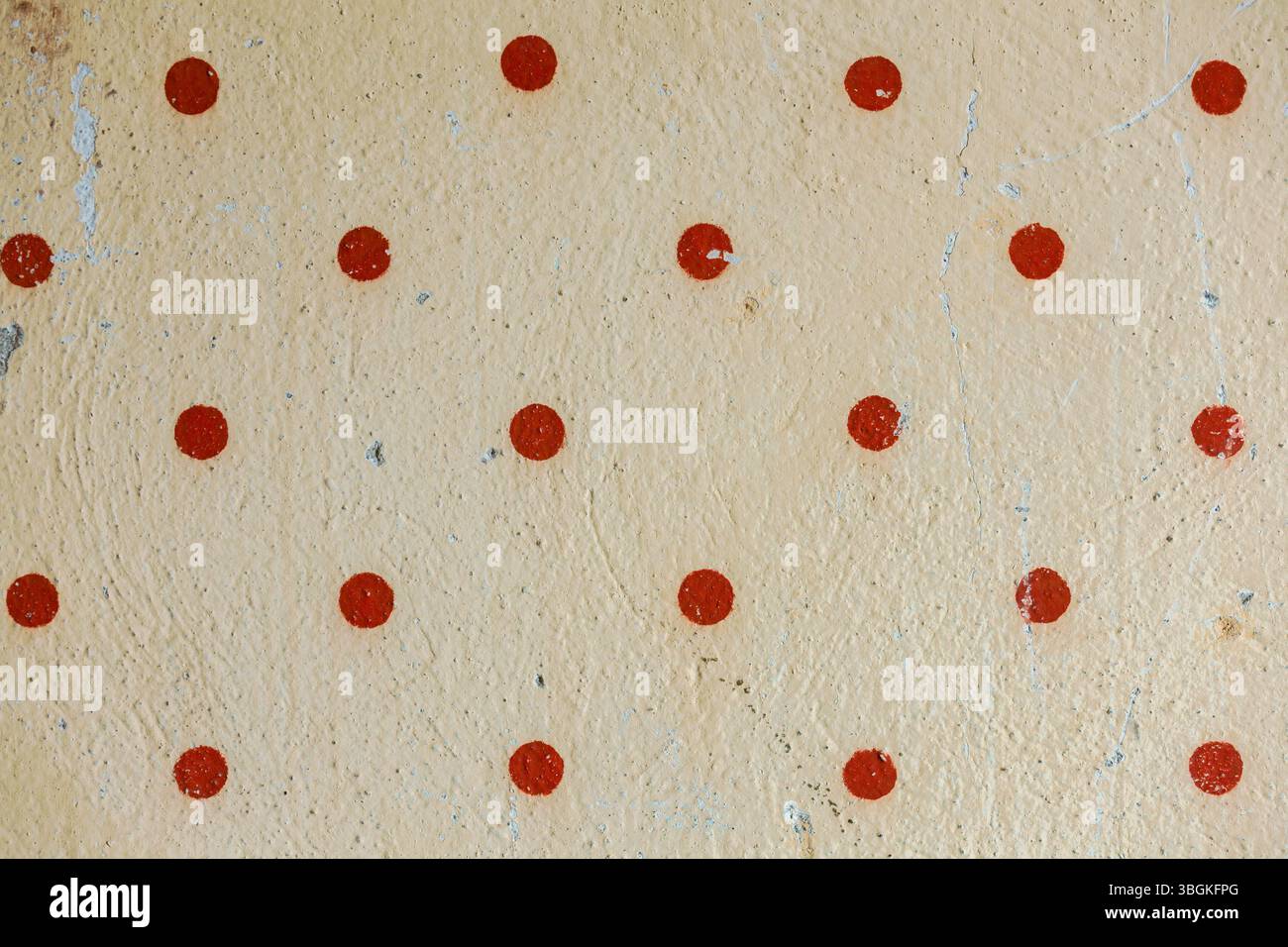 Vintage-Wanddekoration im alten Stil mit Designelementen im Stil der 1930er Jahre Stockfoto