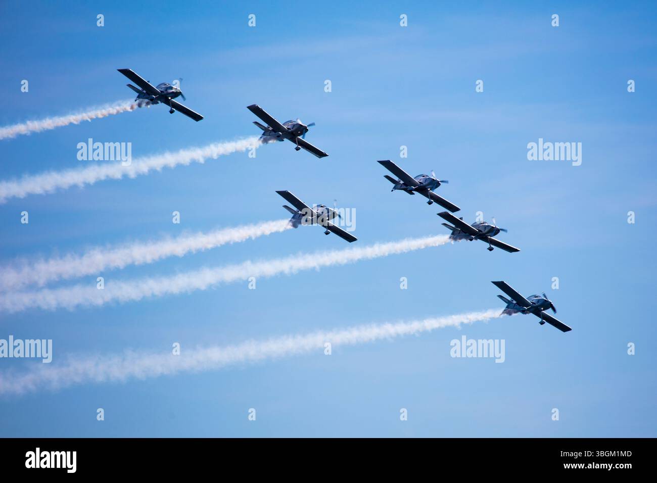 Festival Aereo San Javier, Flugschau, Kunstflug, Santiago de la Ribera, Mar Menor, autonome Region Murcia, Spanien, Stockfoto