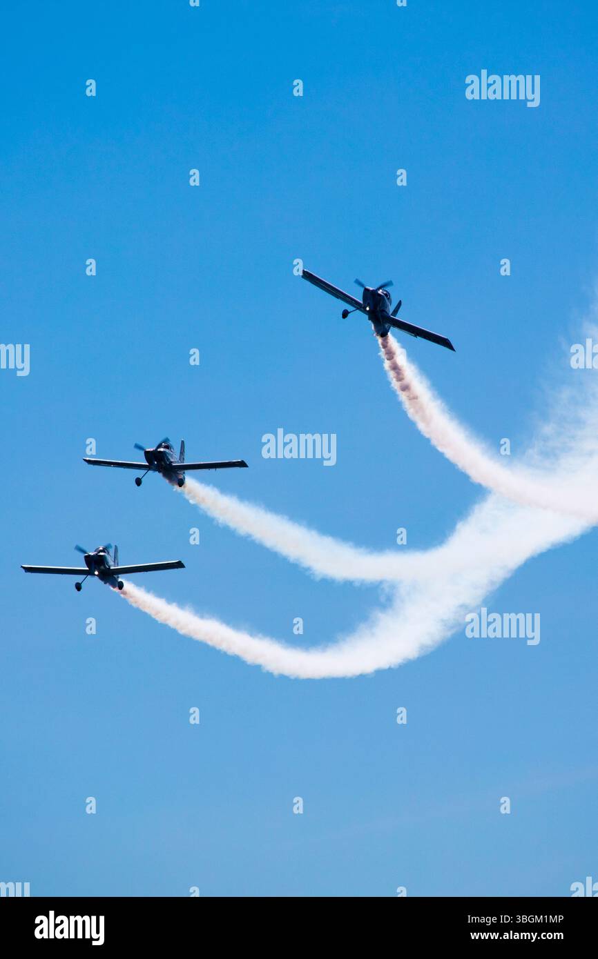 Festival Aereo San Javier, Flugschau, Kunstflug, Santiago de la Ribera, Mar Menor, autonome Region Murcia, Spanien, Stockfoto