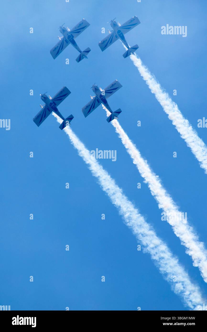 Festival Aereo San Javier, Flugschau, Kunstflug, Santiago de la Ribera, Mar Menor, autonome Region Murcia, Spanien, Stockfoto