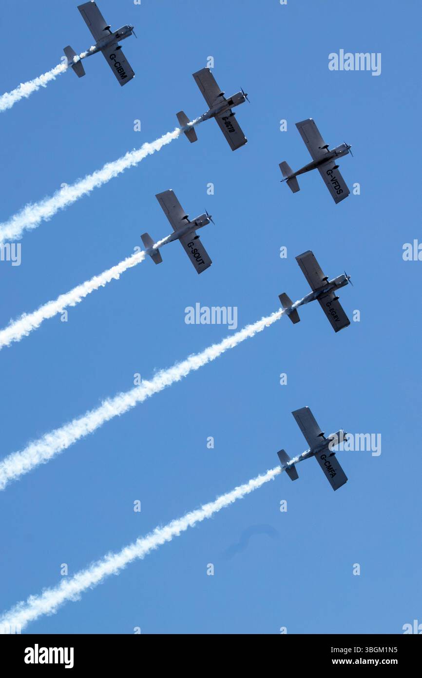 Festival Aereo San Javier, Flugschau, Kunstflug, Santiago de la Ribera, Mar Menor, autonome Region Murcia, Spanien, Stockfoto