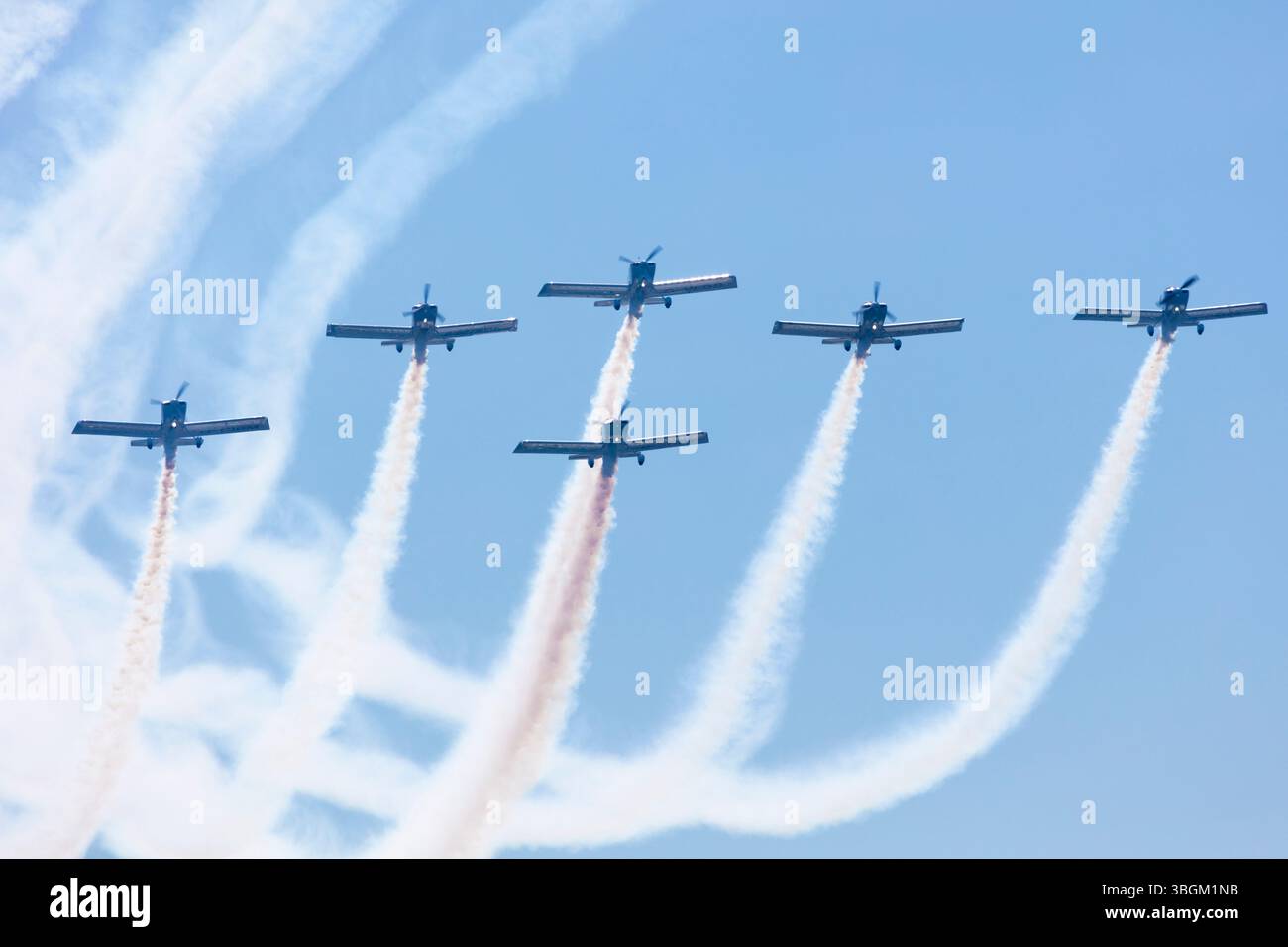 Festival Aereo San Javier, Flugschau, Kunstflug, Santiago de la Ribera, Mar Menor, autonome Region Murcia, Spanien, Stockfoto