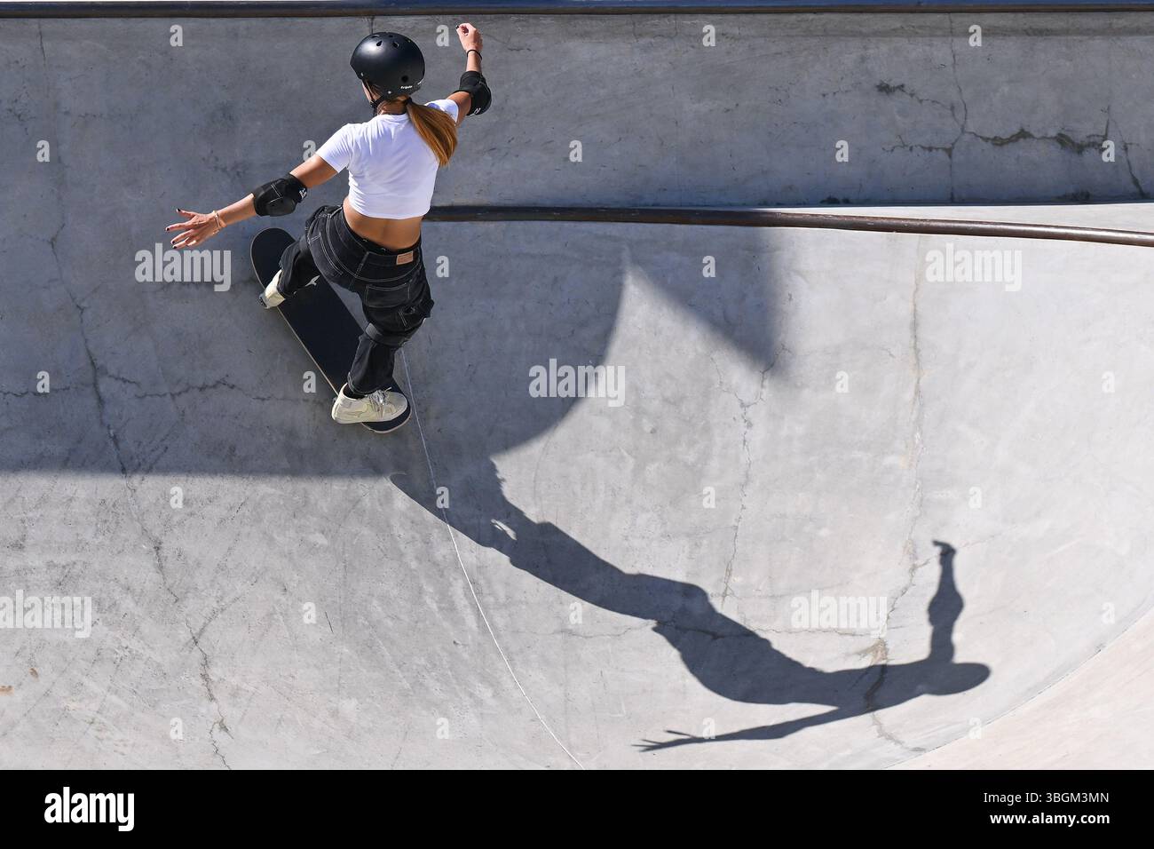 Rom, Italien. Juni 2025. Dora VARELLA (BRA) Vorspiele der WST World Cup Rom 2025 im Ostia Park, am 4. Juni 2025 in Rom, Italien. Quelle: Unabhängige Fotoagentur/Alamy Live News Stockfoto