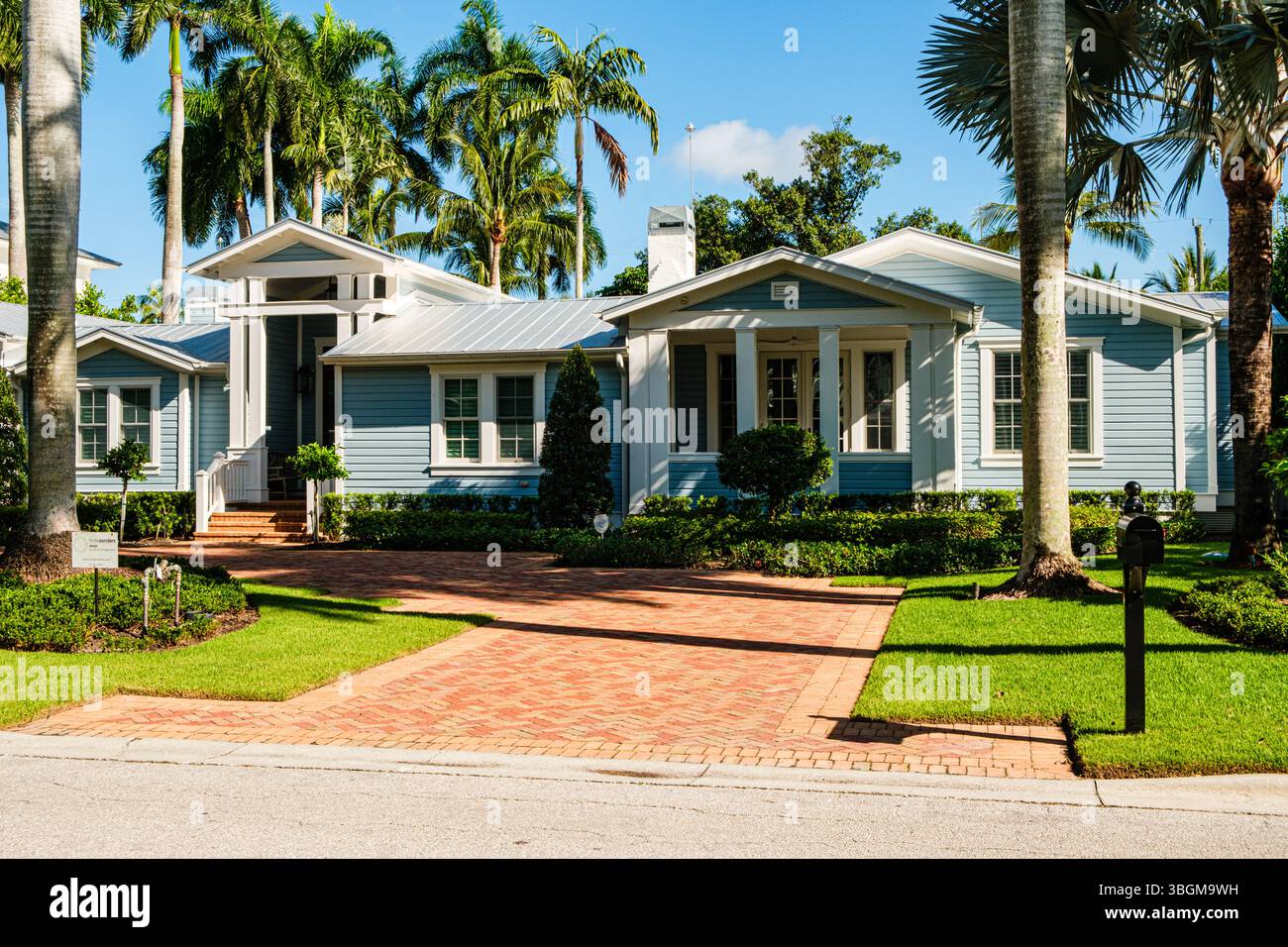 Private Residenz, 10th Avenue South South, Naples, Florida Stockfoto