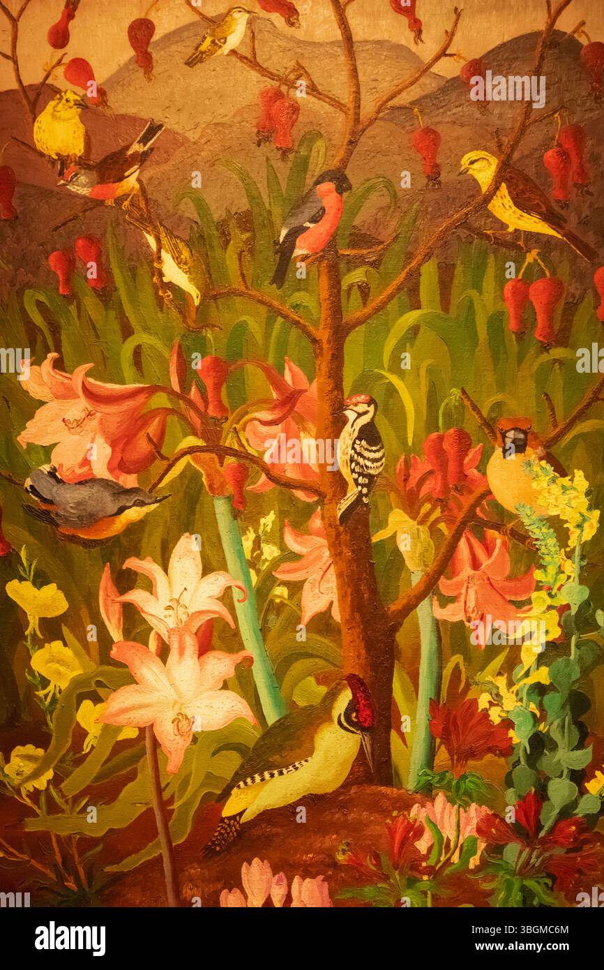 Gemälde mit dem Titel „Crisis“ von Cedric Morris aus dem Jahr 1938 Stockfoto