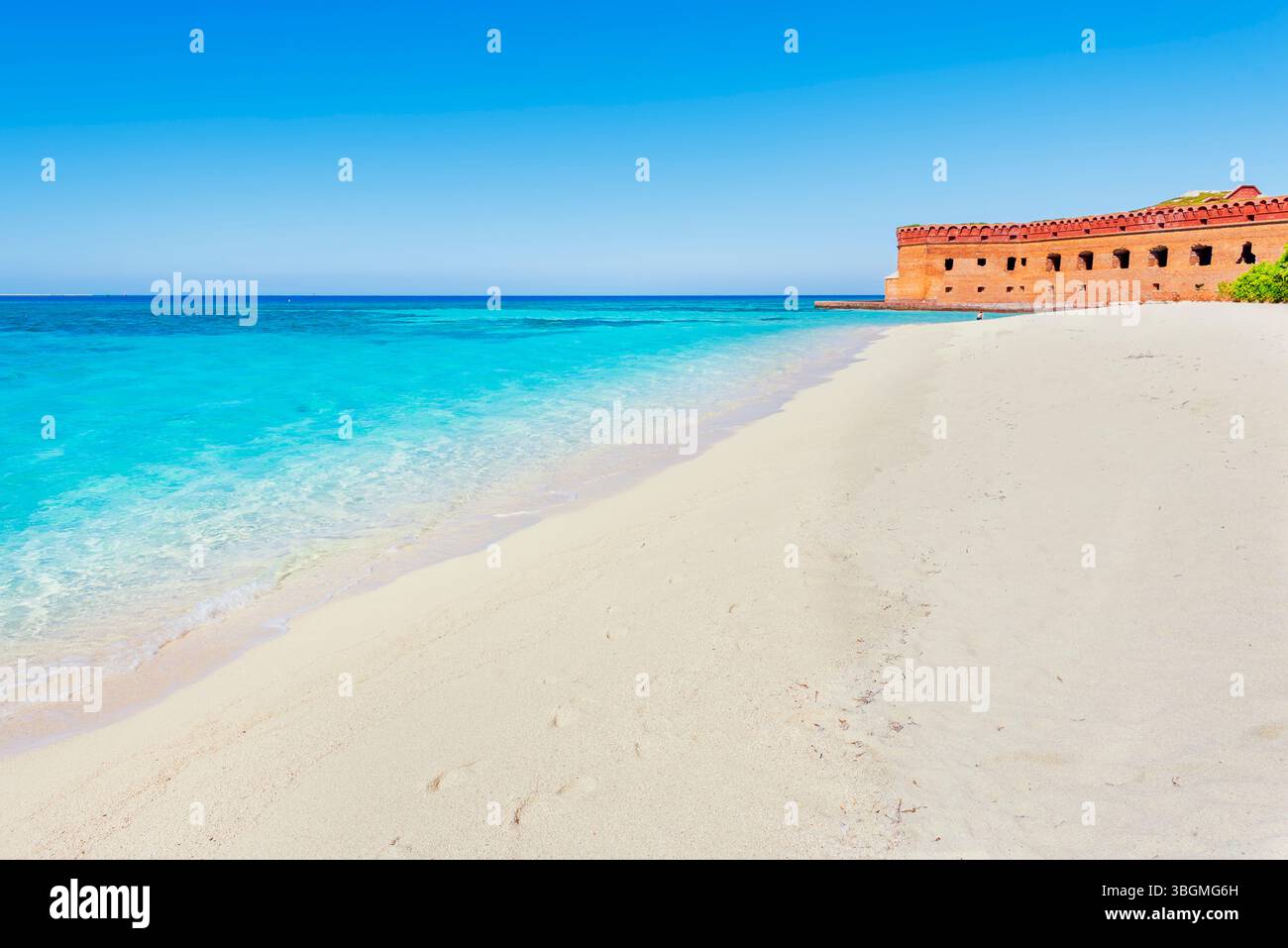 Sandstrand, Fort Jefferson, Dry Tortugas National Park, Florida, USA Stockfoto