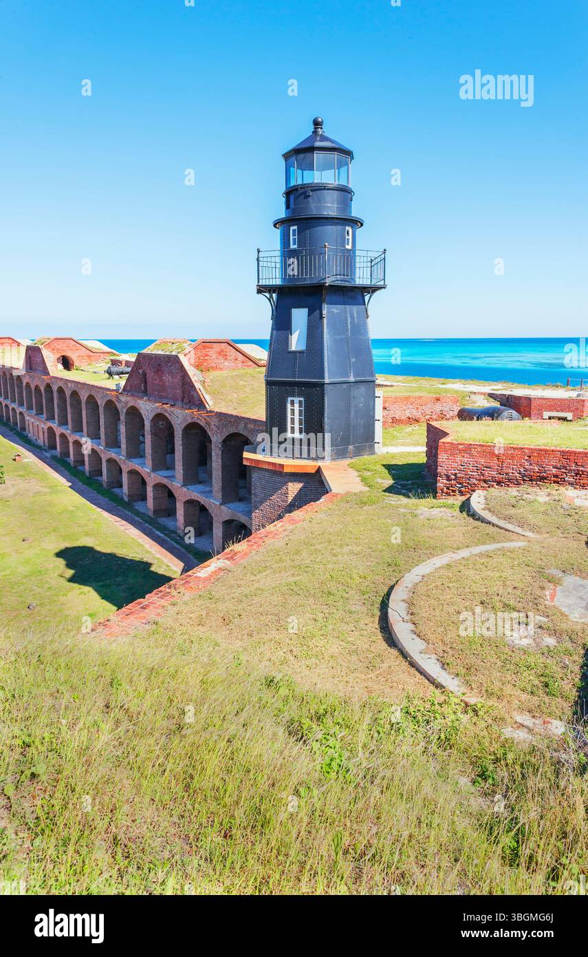 Fort Jefferson, Dry-Tortugas-Nationalpark, Florida, USA Stockfoto