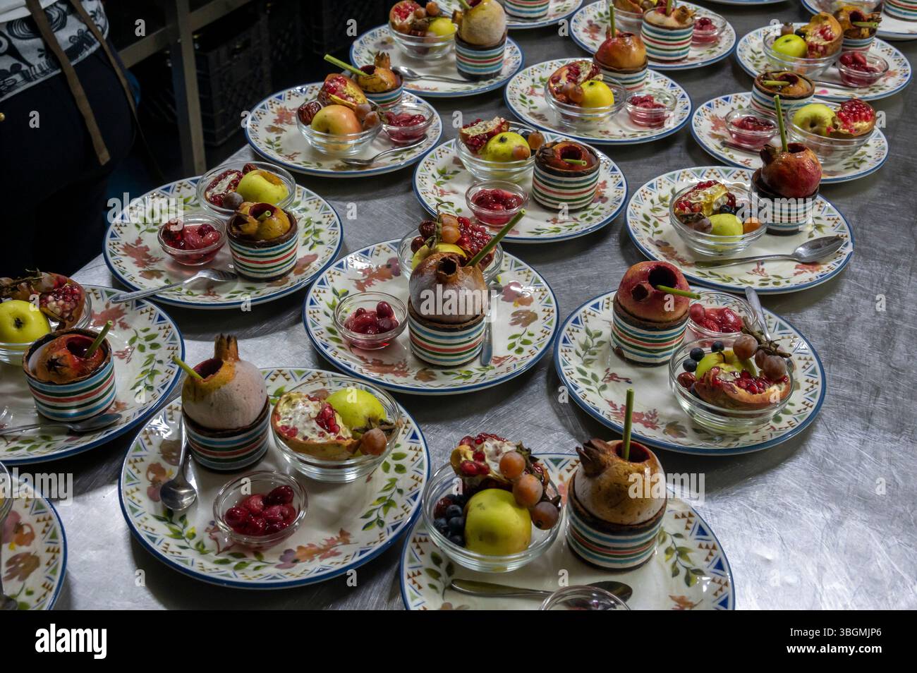 Albanien, Balkanhalbinsel, Südosteuropa, Republik Albanien, Shqiperia, Nordalbanien, Lezhe, Mrizi i Zanave Slow Food Agriturismo Stockfoto