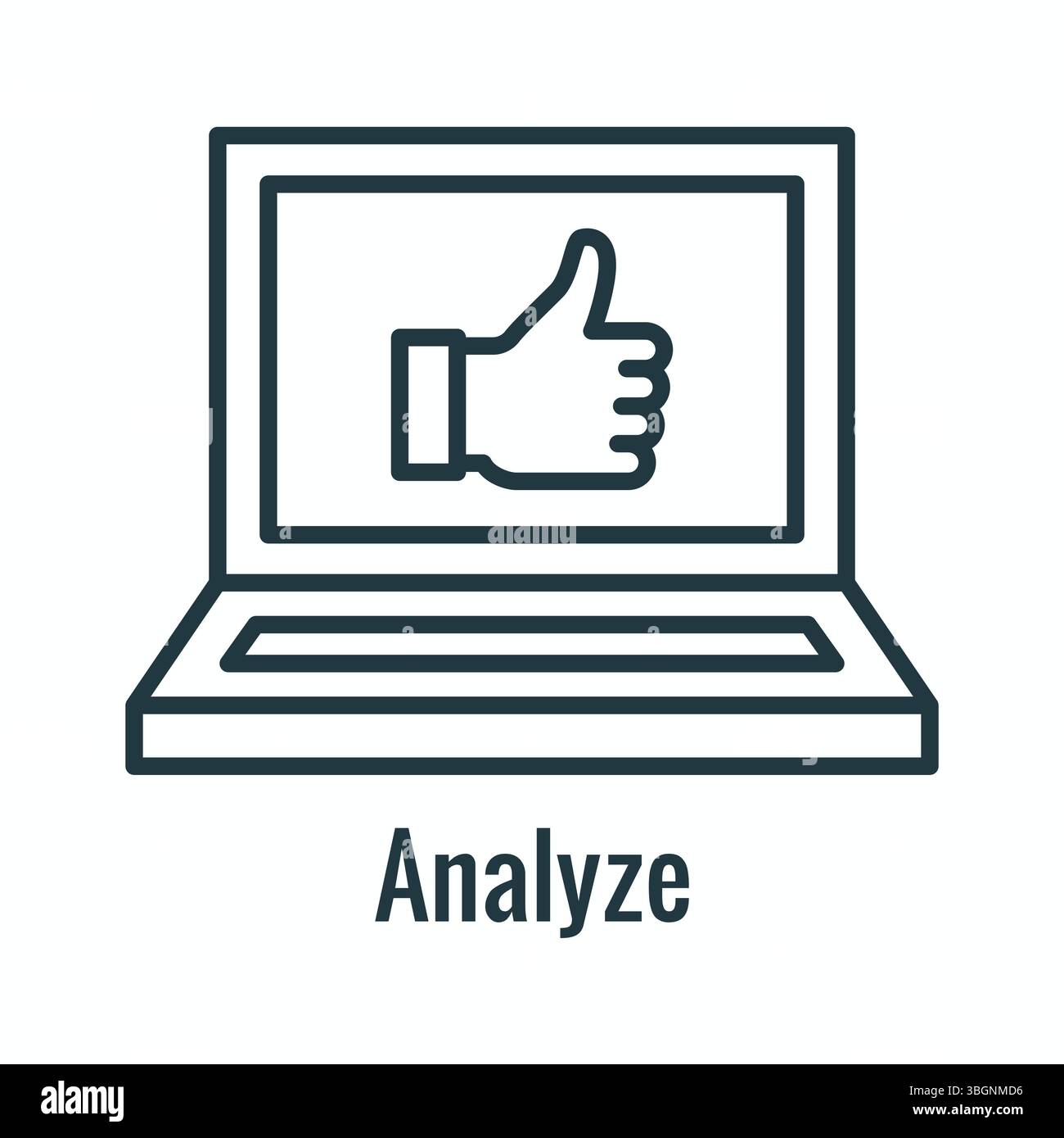 Analyse des Konzepts für „Plan Do Check Act for Business Strategy Continuous Improvement PDCA“ Stock Vektor