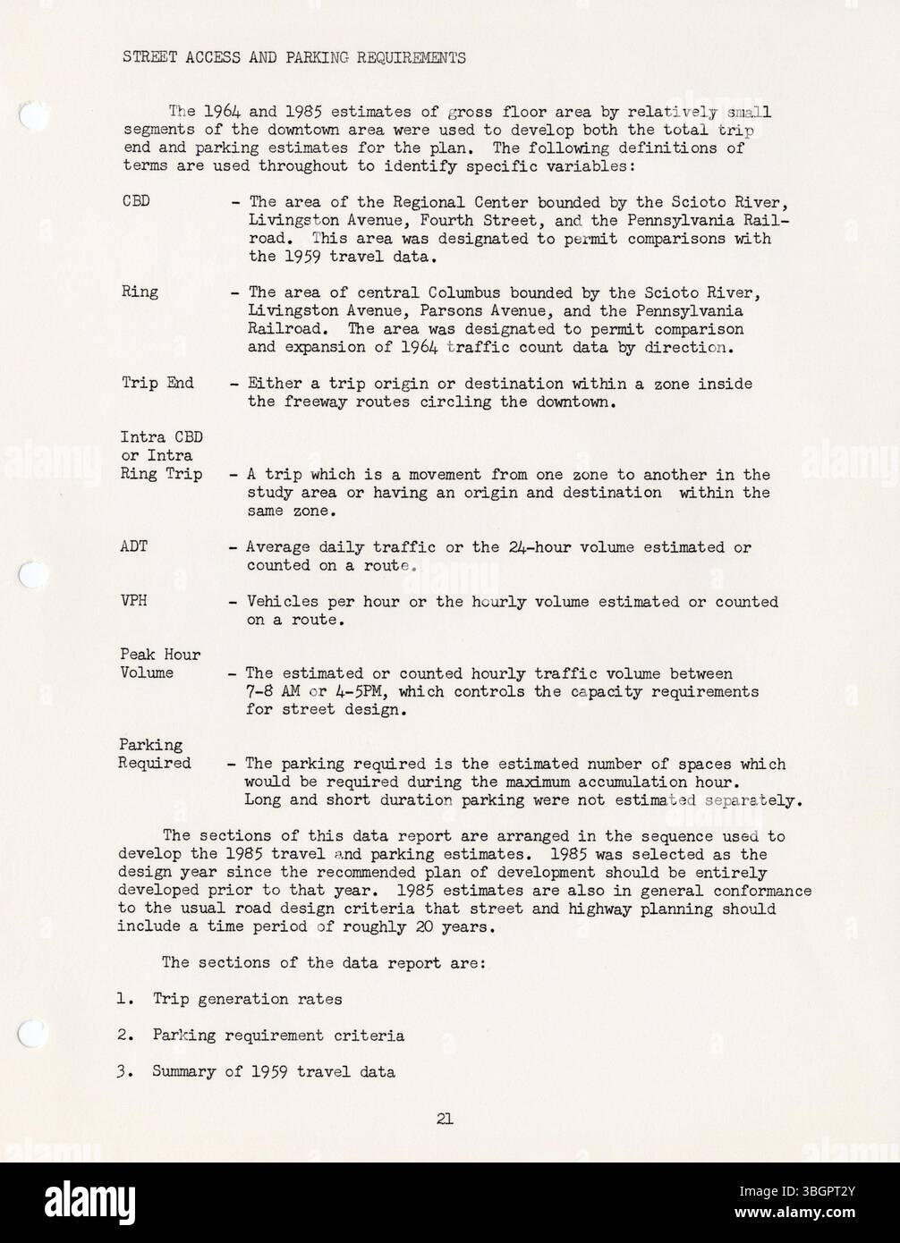 Die Studie des Regionalzentrums 1968 für Columbus, Ohio, konzentrierte sich auf die Entwicklung eines starken städtischen Kerns innerhalb des vom inneren Gürtel umschlossenen Gebiets. Ziel des Plans war eine bedeutende städtische Entwicklung bis 1985, um die wirtschaftliche und kulturelle Infrastruktur der Region zu verbessern. Stockfoto Die Studie des Regionalzentrums 1968 für Columbus, Ohio, konzentrierte sich auf die Entwicklung eines starken städtischen Kerns innerhalb des vom inneren Gürtel umschlossenen Gebiets. Ziel des Plans war eine bedeutende städtische Entwicklung bis 1985, um die wirtschaftliche und kulturelle Infrastruktur der Region zu verbessern. Stockfoto