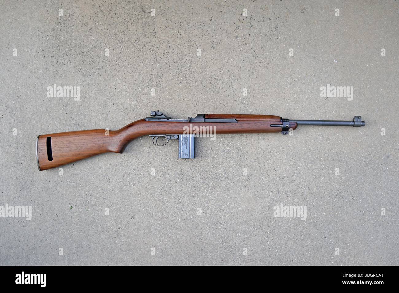 M1 Karabiner mit 15-rundem Magazin Stockfoto