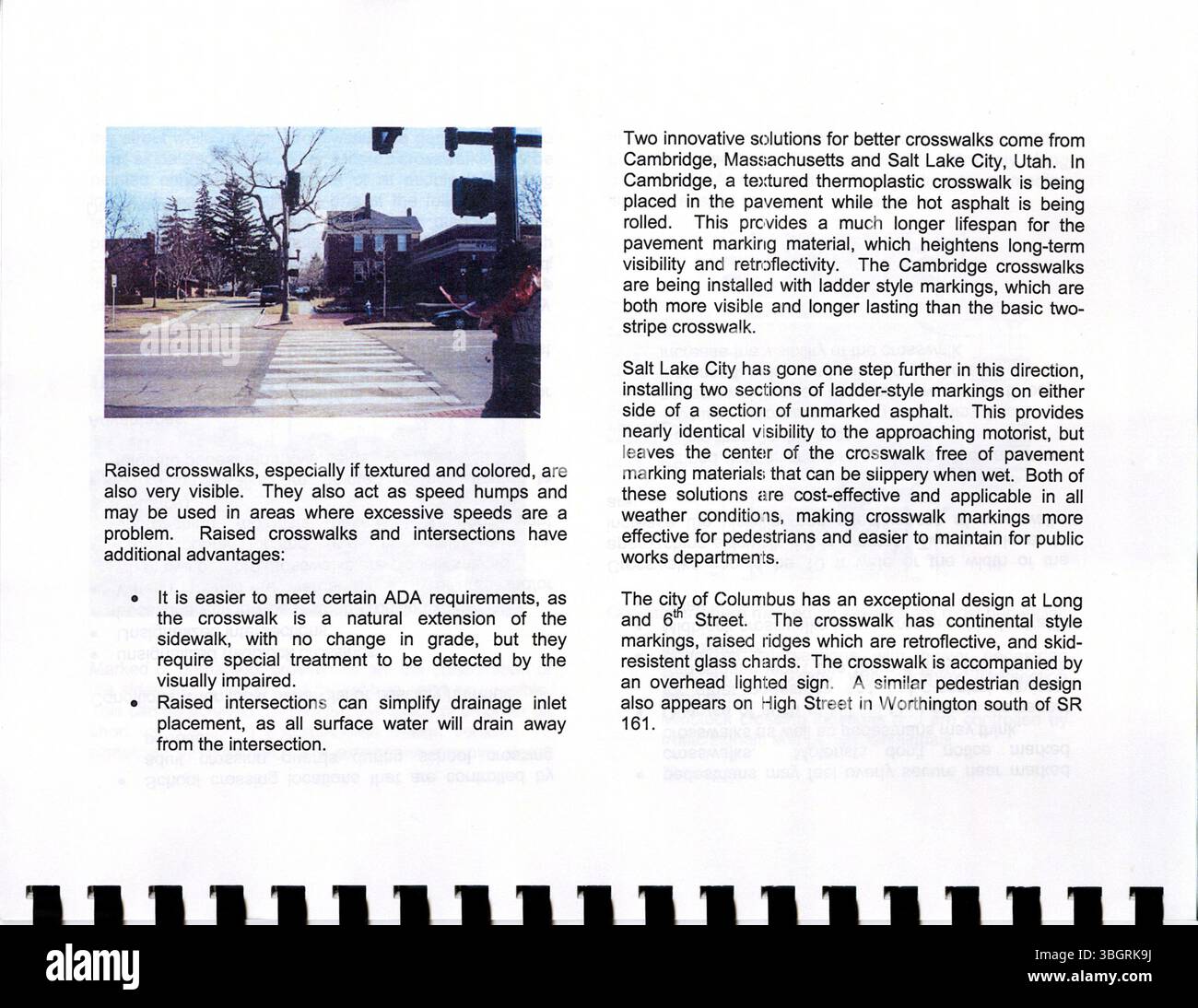 Der regionale Verkehrsplan 2030 enthält Strategien zur Verbesserung der Fußgängerinfrastruktur, zur Verbesserung der Sicherheit, zur Nachrüstung aktueller Entwicklungen und zur Überarbeitung der Gebietsbauvorschriften. Stockfoto