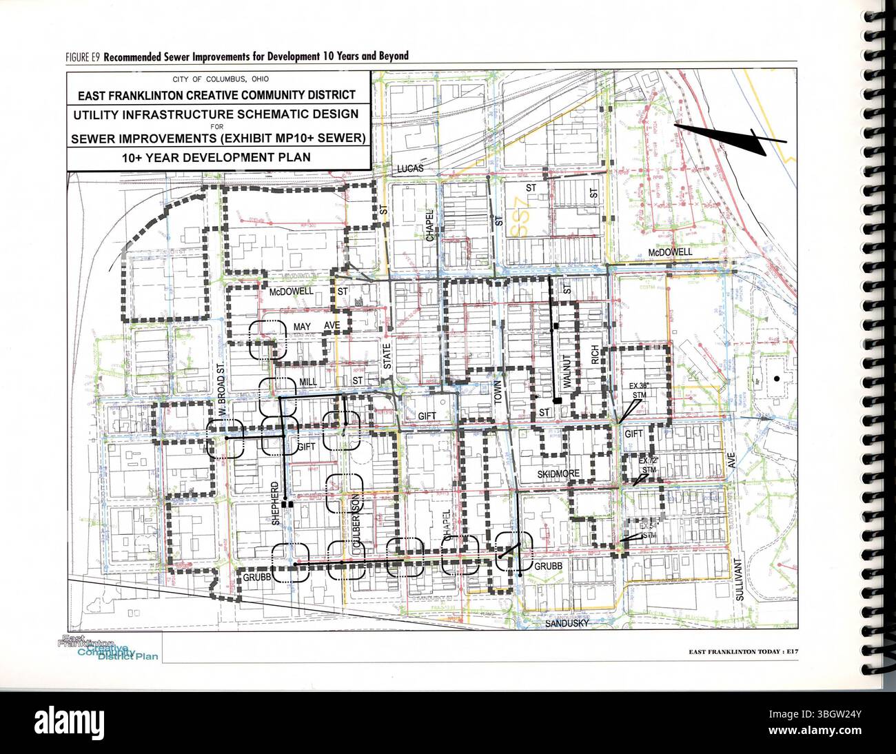 Der East Franklinton Creative Community District Plan von 2012 zielt darauf ab, East Franklinton zu einem kreativen Zentrum umzugestalten und die Bewohner der „Kreativklasse“ anzuziehen. Der Plan konzentriert sich auf Innovation, Unternehmergeist und die Nutzung erfolgreicher Nachbarschaften zur Förderung des wirtschaftlichen und kulturellen Wachstums. Stockfoto Der East Franklinton Creative Community District Plan von 2012 zielt darauf ab, East Franklinton zu einem kreativen Zentrum umzugestalten und die Bewohner der „Kreativklasse“ anzuziehen. Der Plan konzentriert sich auf Innovation, Unternehmergeist und die Nutzung erfolgreicher Nachbarschaften zur Förderung des wirtschaftlichen und kulturellen Wachstums. Stockfoto