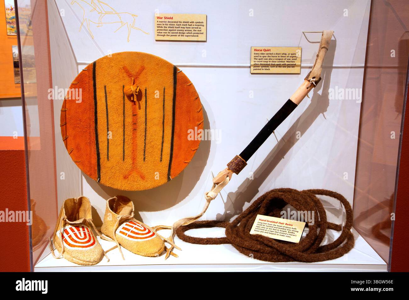 Das Lewis & Clark Interpretive Center, der Giant Springs State Park, der Lewis & Clark National Historic Trail, Montana Stockfoto