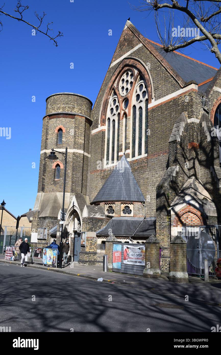 St Paul's Church, Bow, Tower Hamlets, East London, Großbritannien. Stockfoto