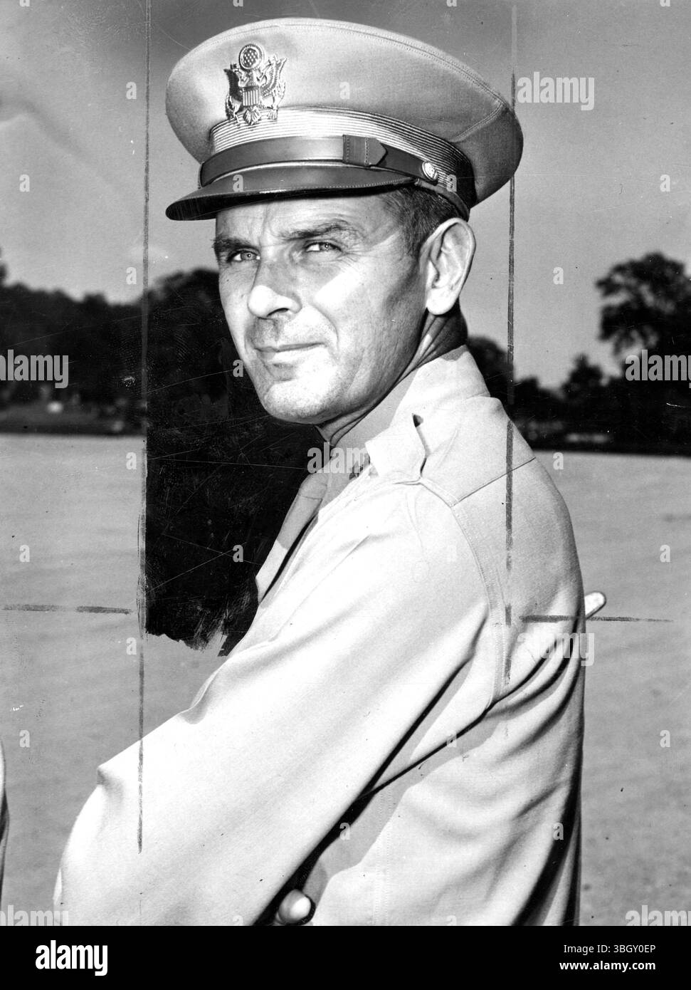Generalmajor Maxwell D. Taylor, neuer Superintendent der United States Military Academy, 4. September 1945 Stockfoto