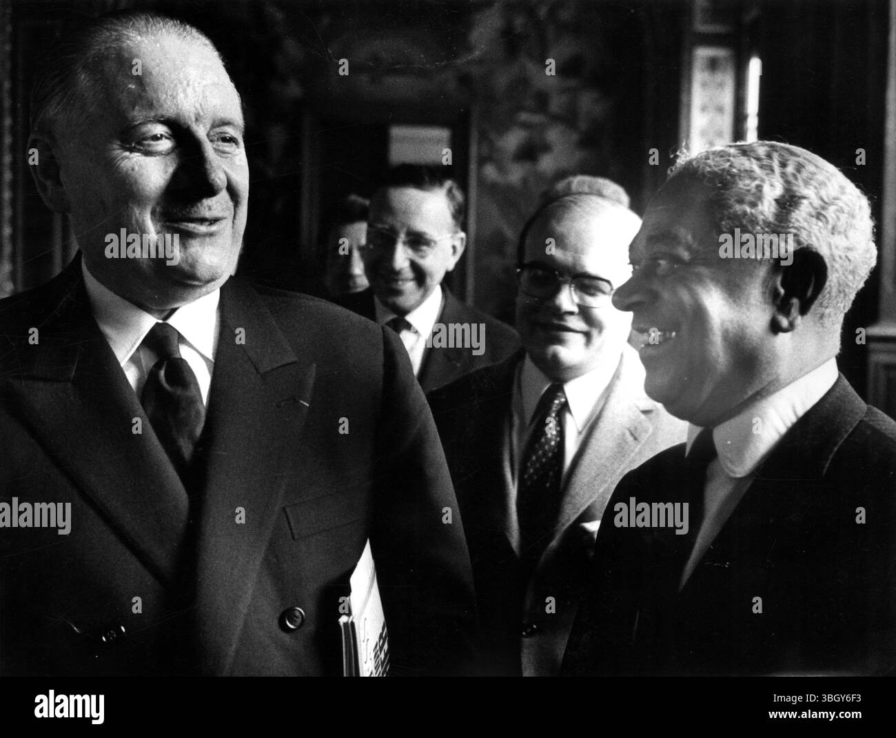 Alain Poher. 13. Mai 1969 Stockfoto