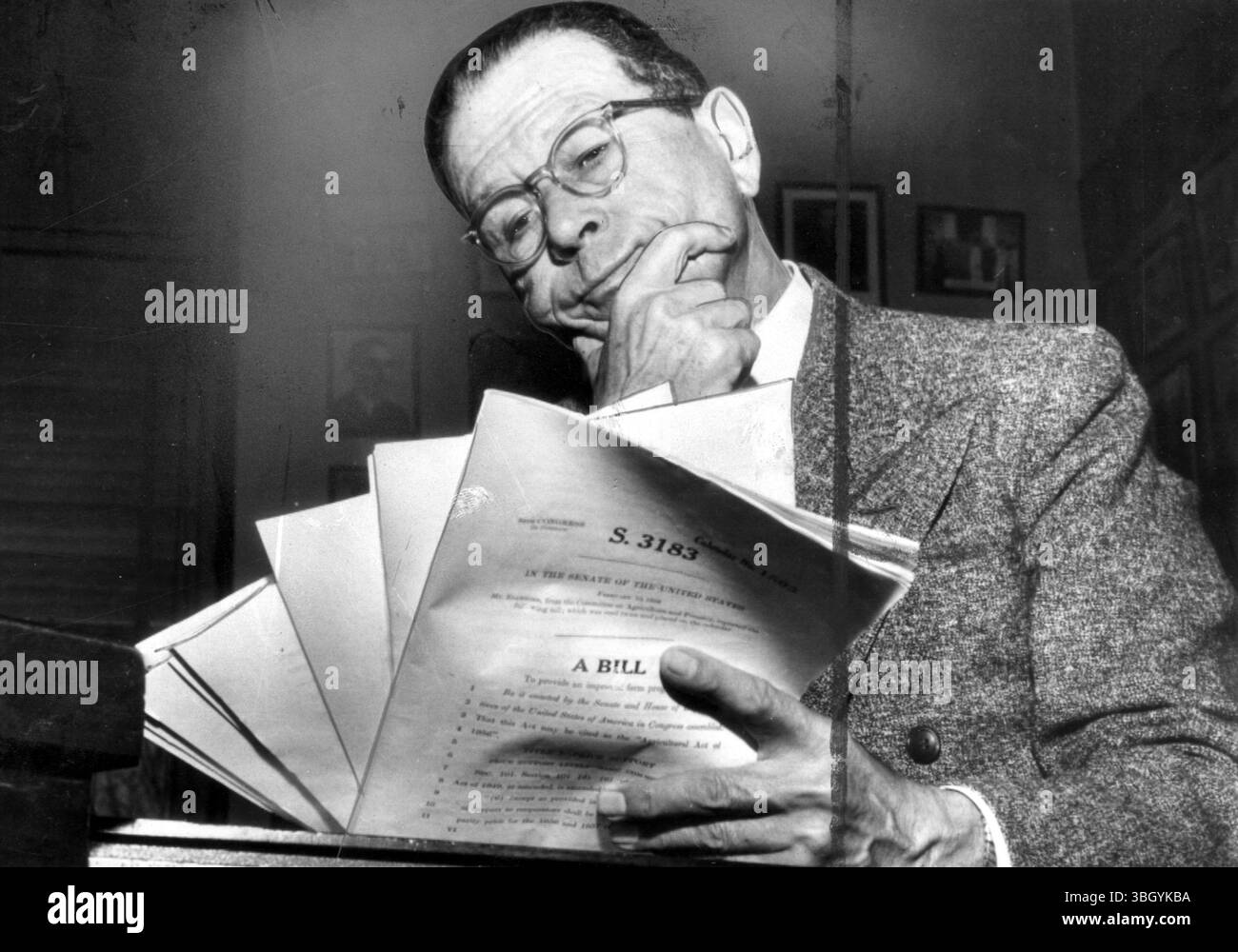 SEN Allen J Ellender. Stockfoto