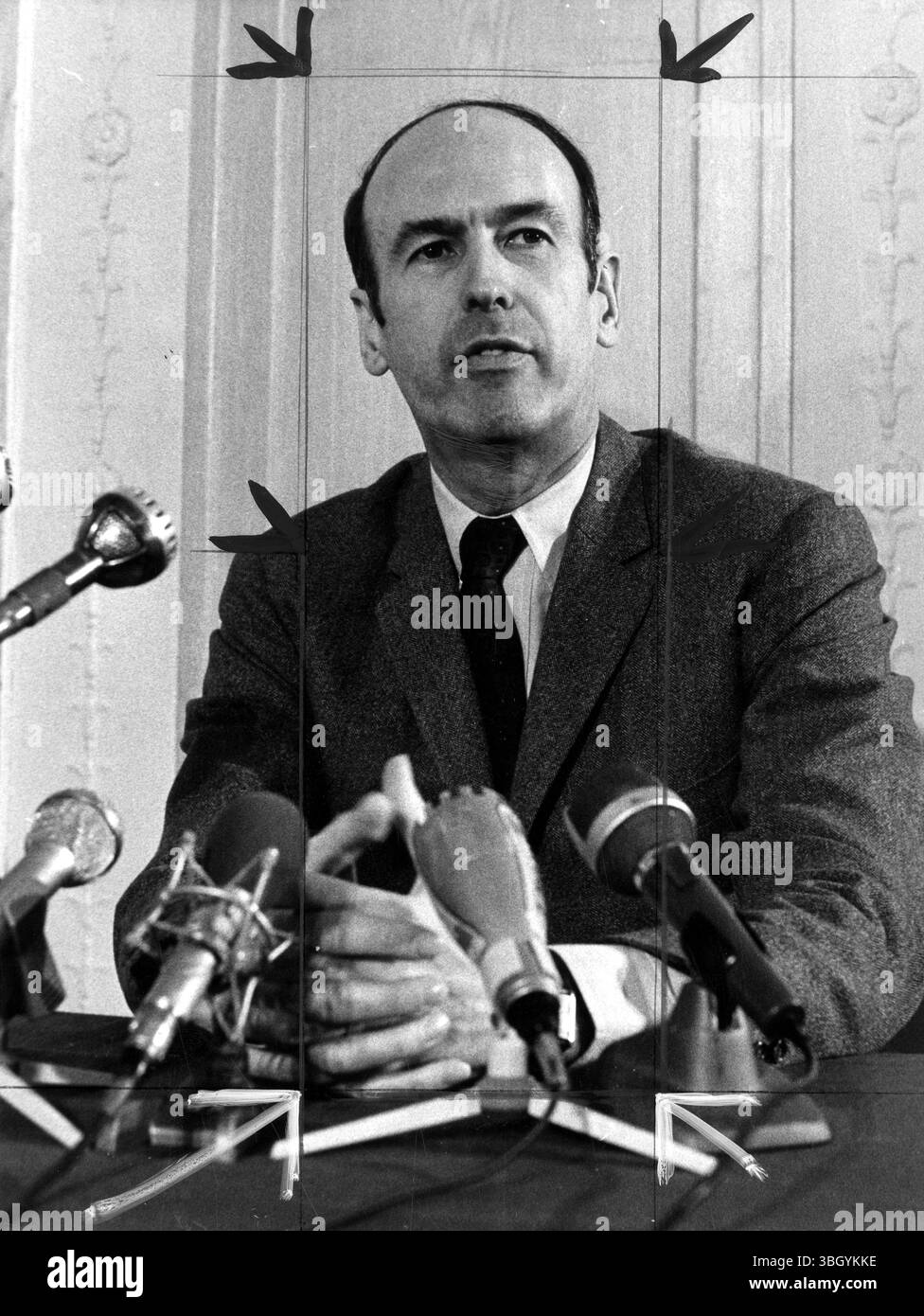 Valery Giscard d'Estaig französischer Politiker. 23. Juni 1969 Stockfoto