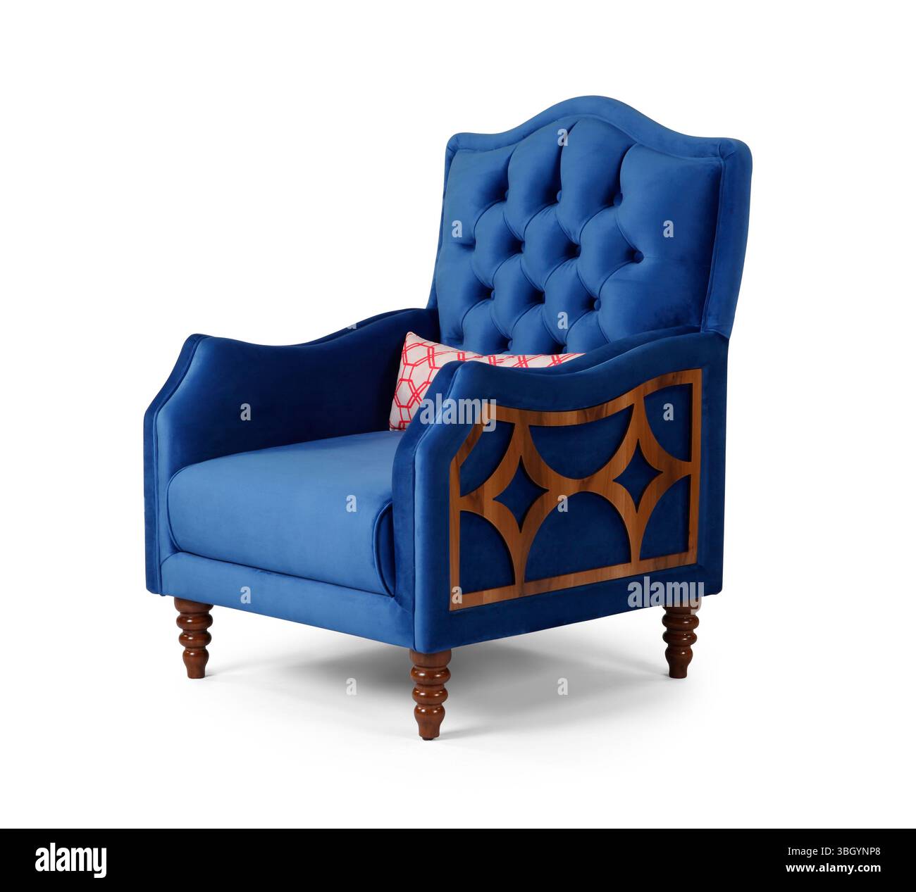 Sessel isoliert auf weißem Hintergrund. Stockfoto