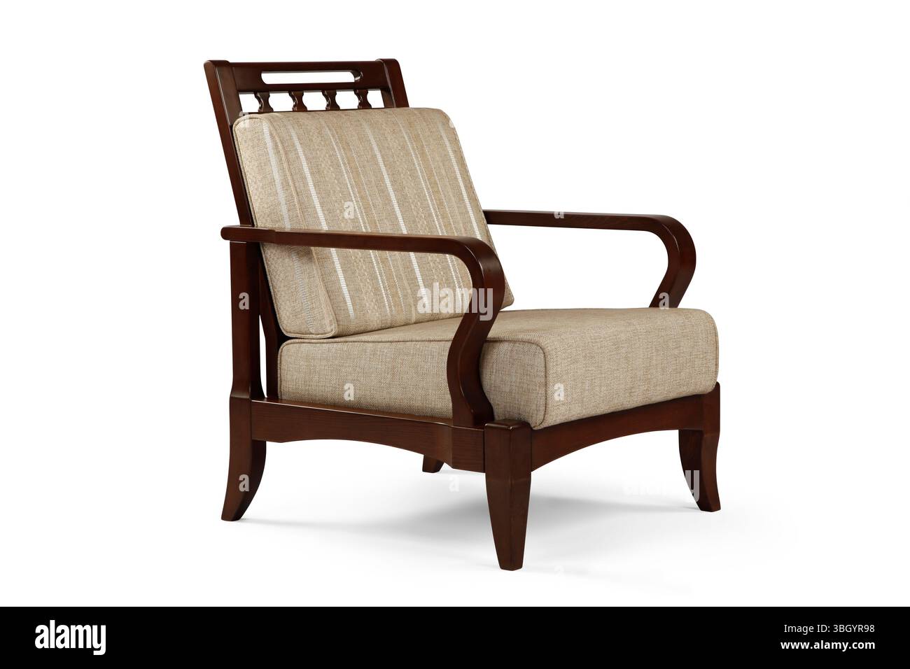 Sessel isoliert auf weißem Hintergrund. Stockfoto