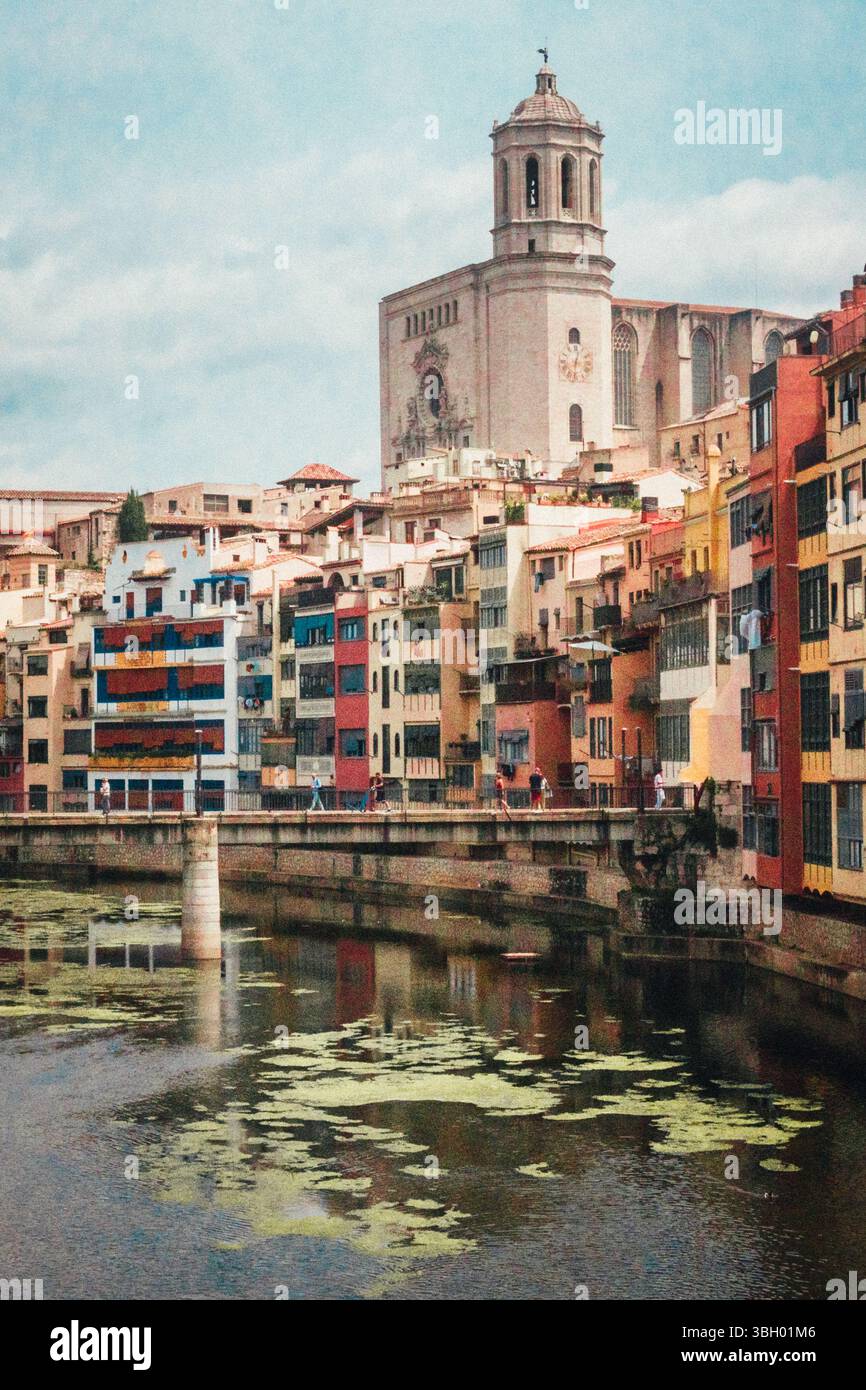 Girona und Katalonien Stockfoto
