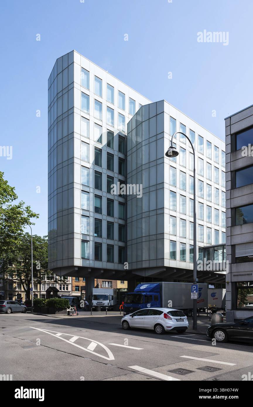 Köln, Nordrhein-Westfalen, Deutschland, 25. Juli 2024 - Hauptsitz des WDR, des westdeutschen Rundfunks, Europa Stockfoto