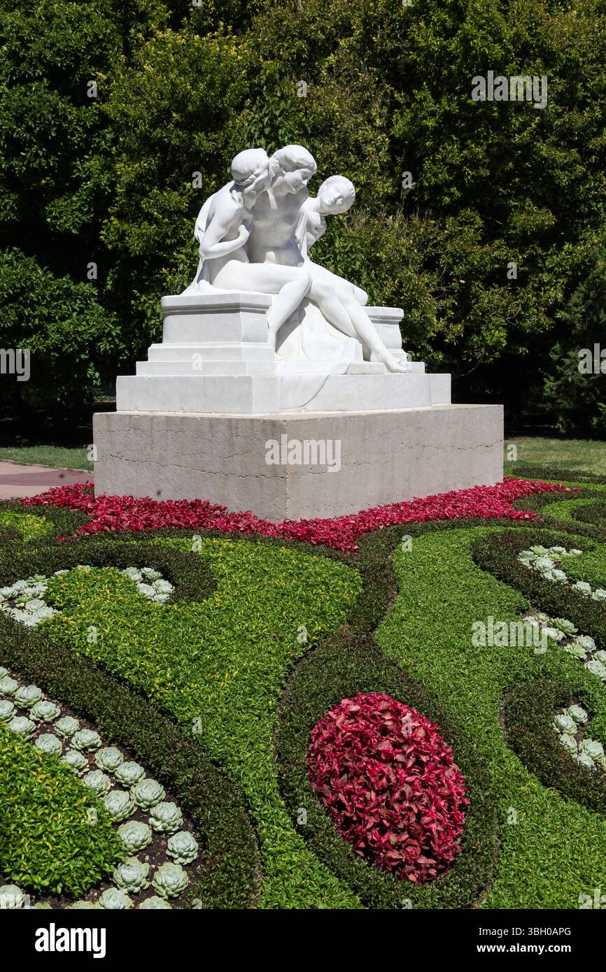 Park des goldenen Kopfes in Lyon, parc de la tête d’Or in französischer Sprache, Frankreich Stockfoto