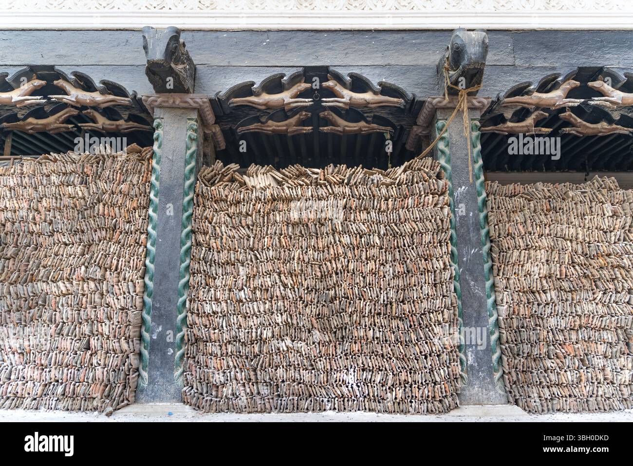 Nepal, Kathmandu-Ruinen auf dem Durbar-Platz, Asien Stockfoto