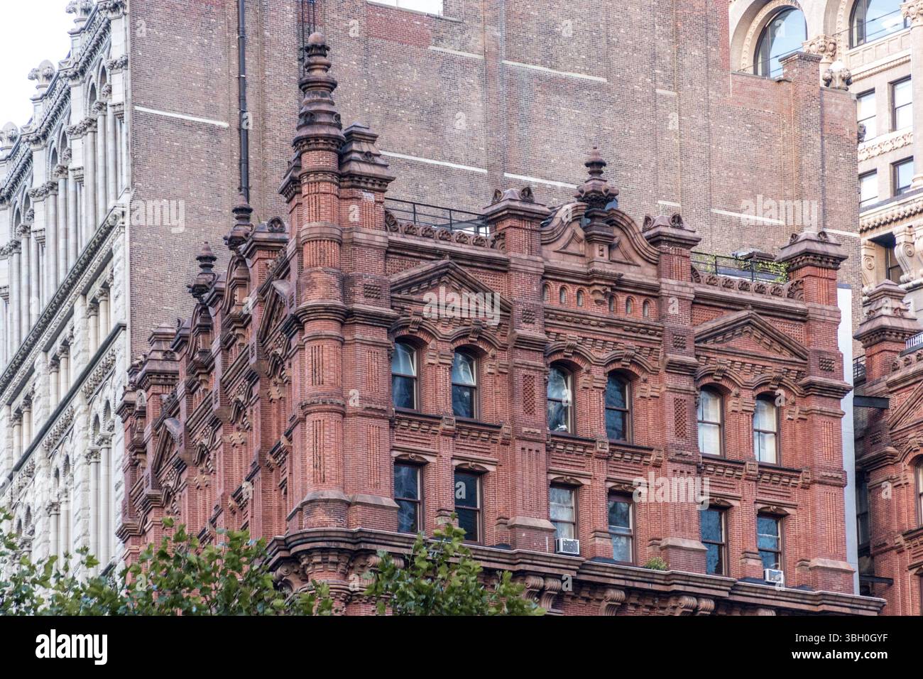 Einige der sehr berühmten architektonischen Wunder von Manhattan, New York Stockfoto