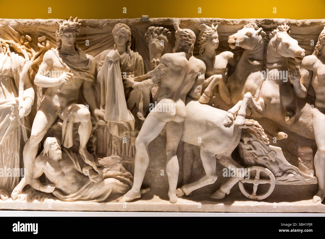 Schönheit und Tugend. Englischer klassischer Kunstkolektionismus. 18. Jahrhundert. Antropologiemuseum. México Stockfoto