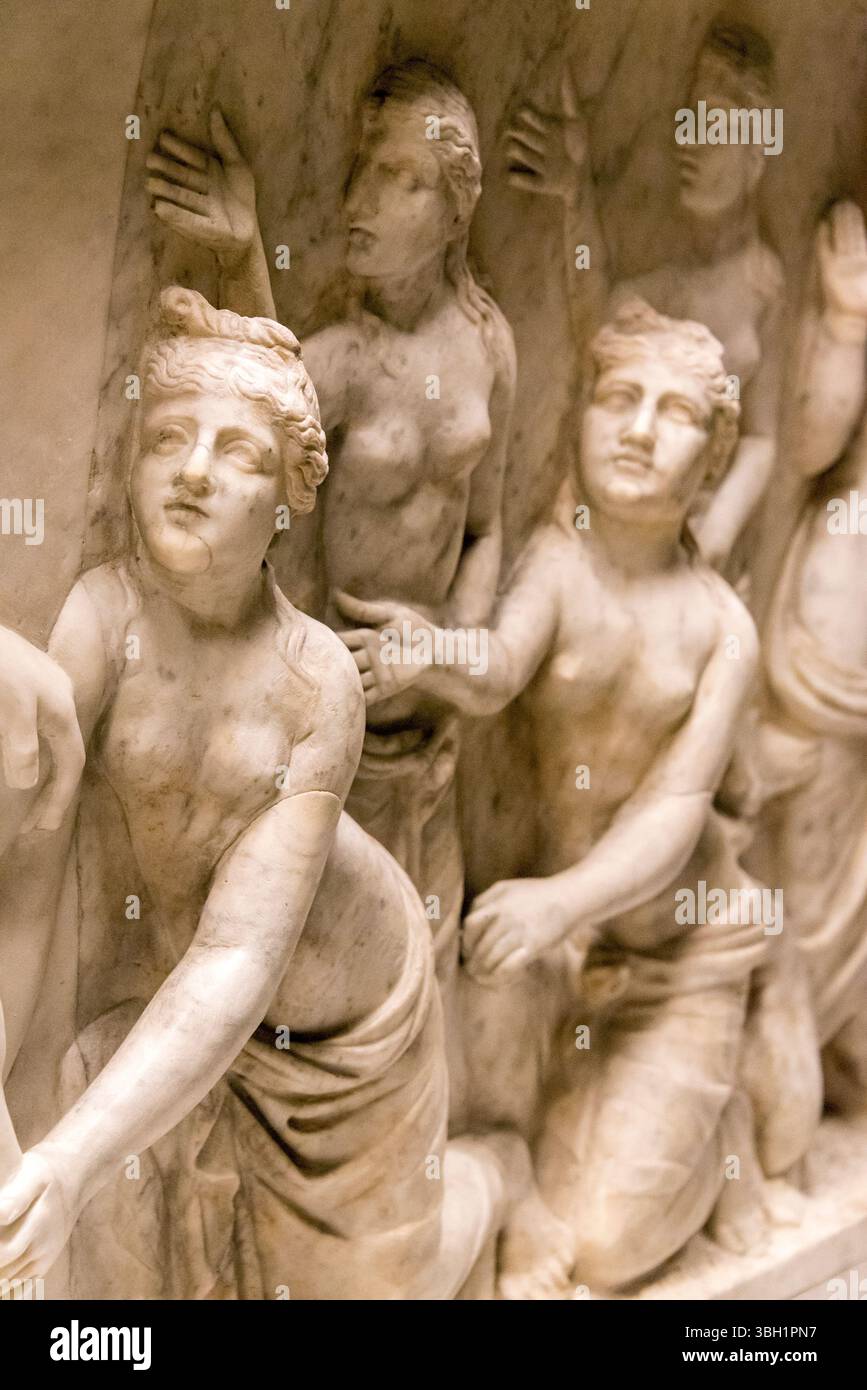 Schönheit und Tugend. Englischer klassischer Kunstkolektionismus. 18. Jahrhundert. Antropologiemuseum. México Stockfoto