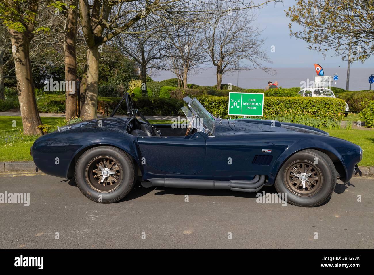 Clevedon Autos und Kaffee Stockfoto