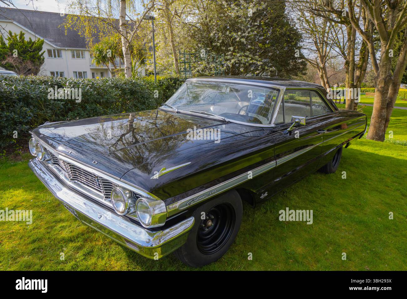 Clevedon Autos und Kaffee Stockfoto