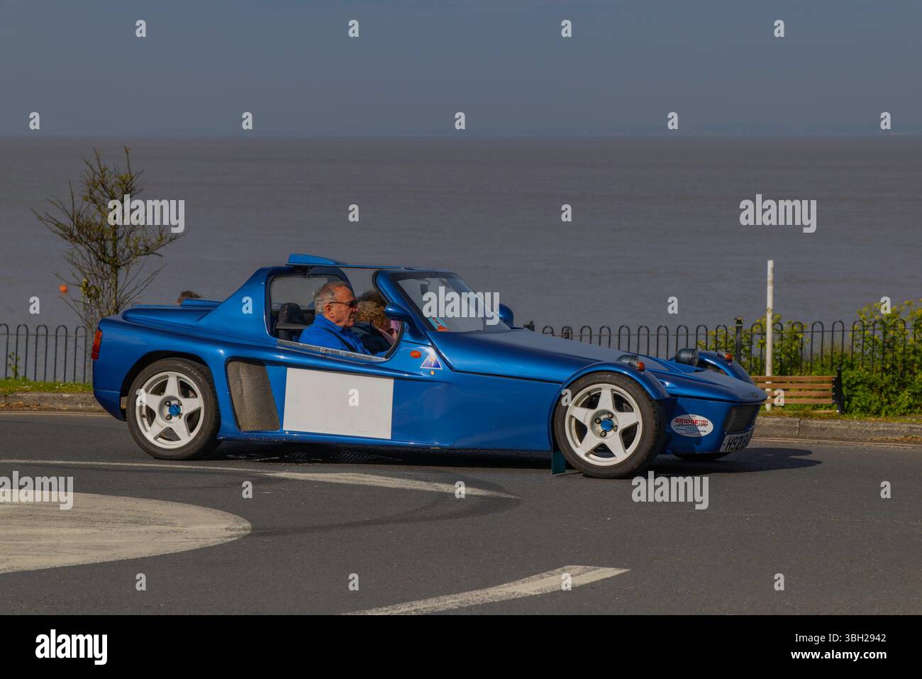 Clevedon Autos und Kaffee Stockfoto