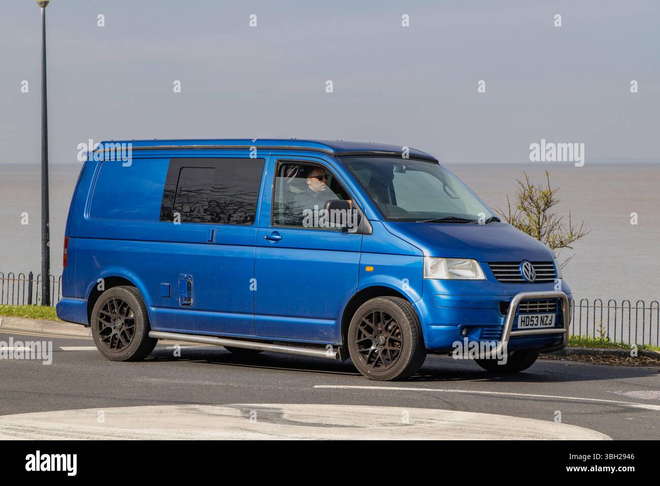 Clevedon Autos und Kaffee Stockfoto