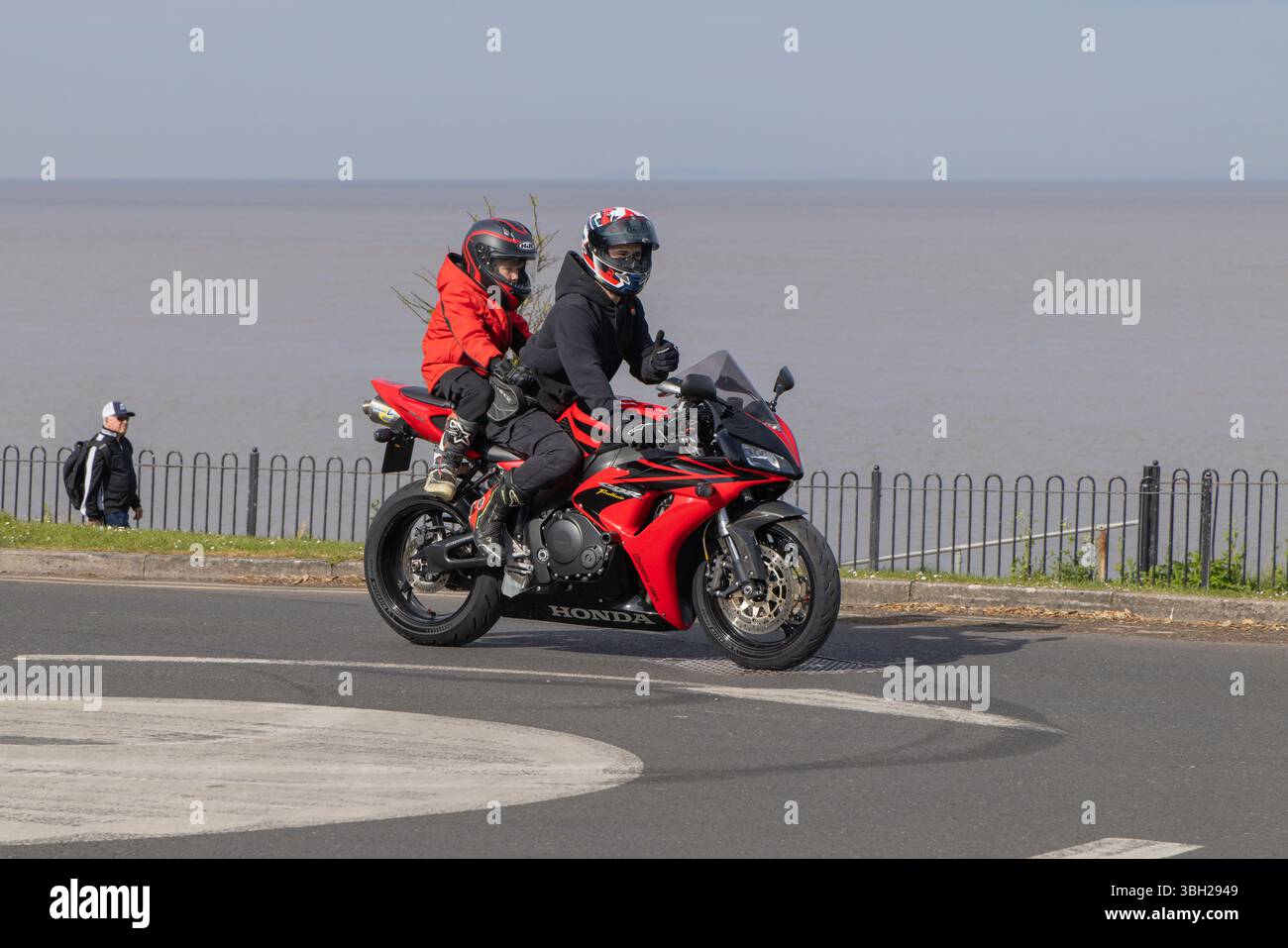 Clevedon Autos und Kaffee Stockfoto