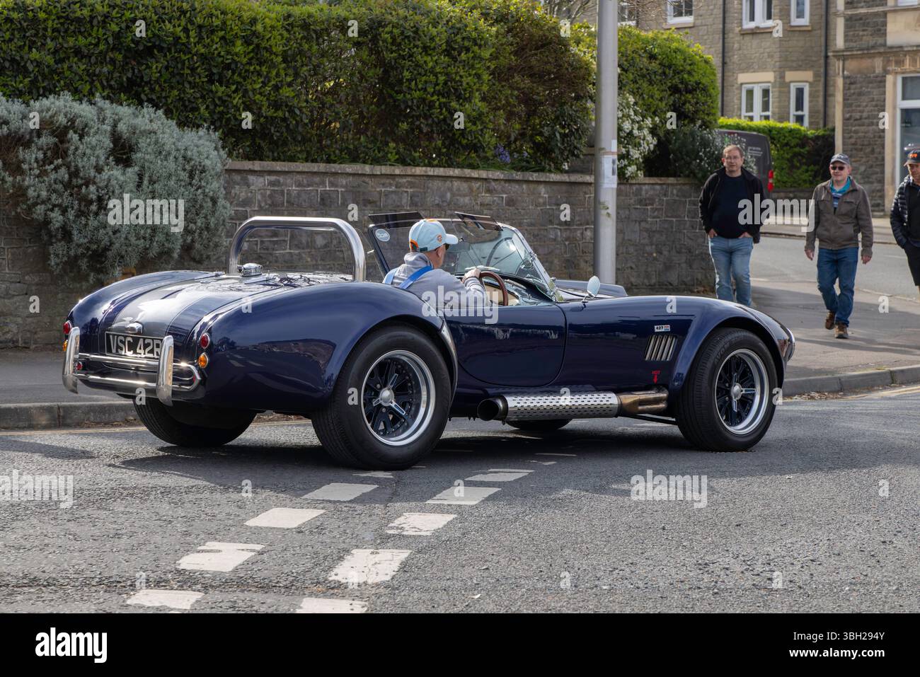 Clevedon Autos und Kaffee Stockfoto