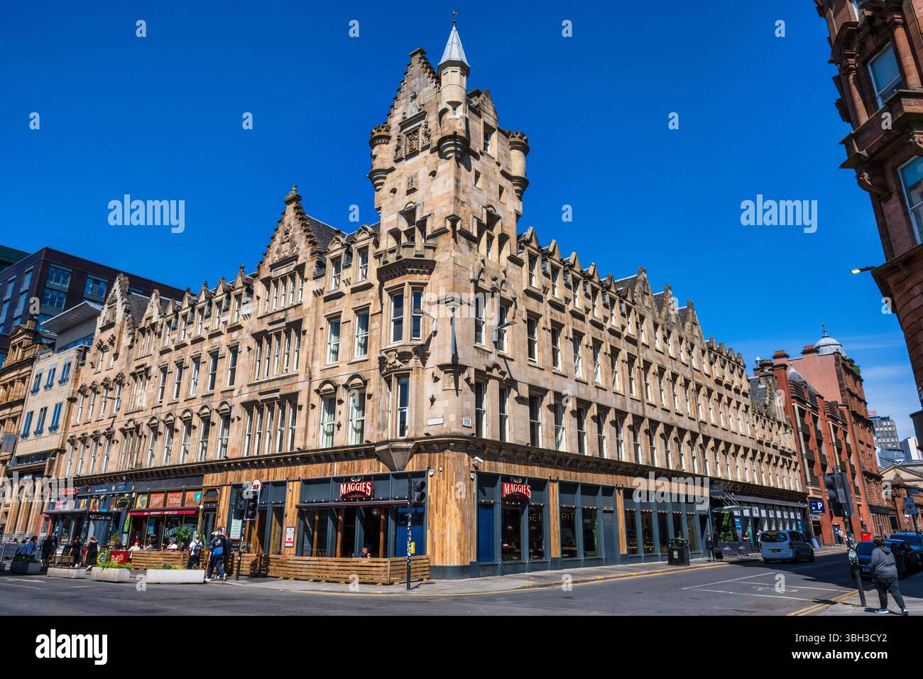 Maggies Rock n Rodeo am Trongate in Merchant City, Glasgow, Schottland, Großbritannien Stockfoto