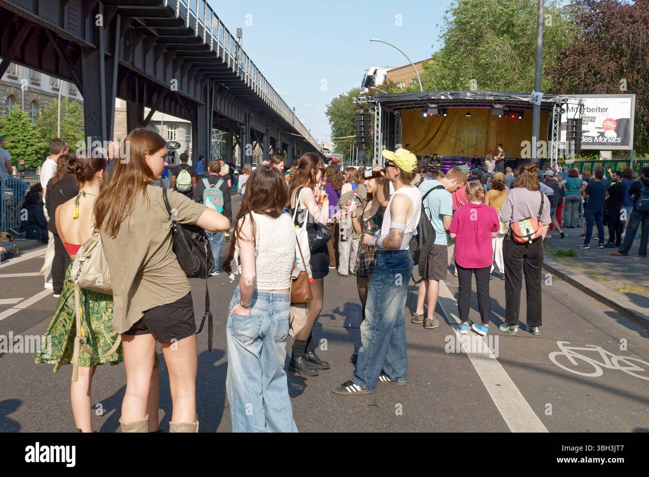 Karneval der Kulturen 2025, Veranstaltung, Strassenfest, Multikulti, Berlin-Kreuzberg, Stockfoto