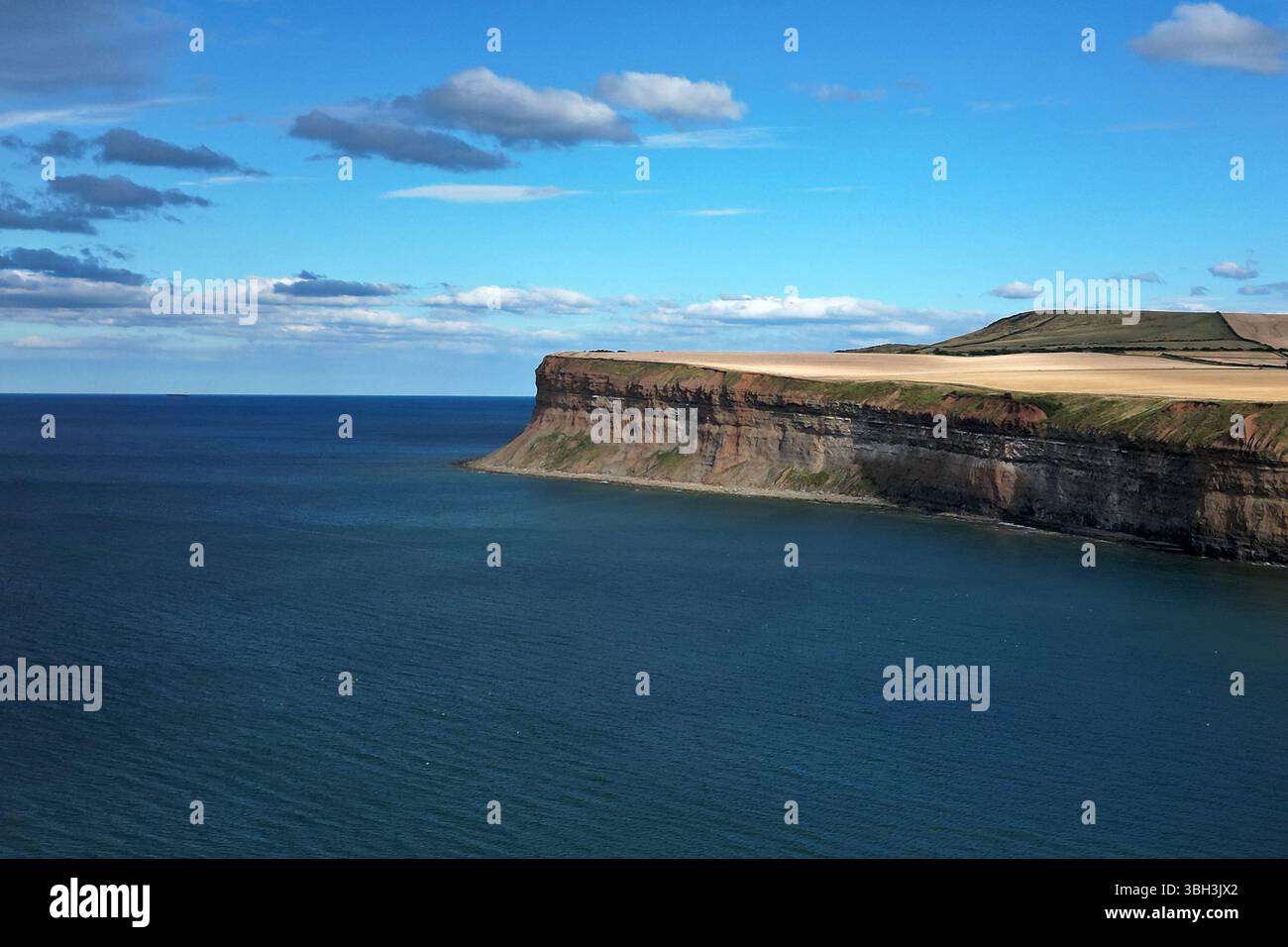 Aus der Vogelperspektive von Saltburn am Sea British Seaside Resort, North Yorkshire Stockfoto