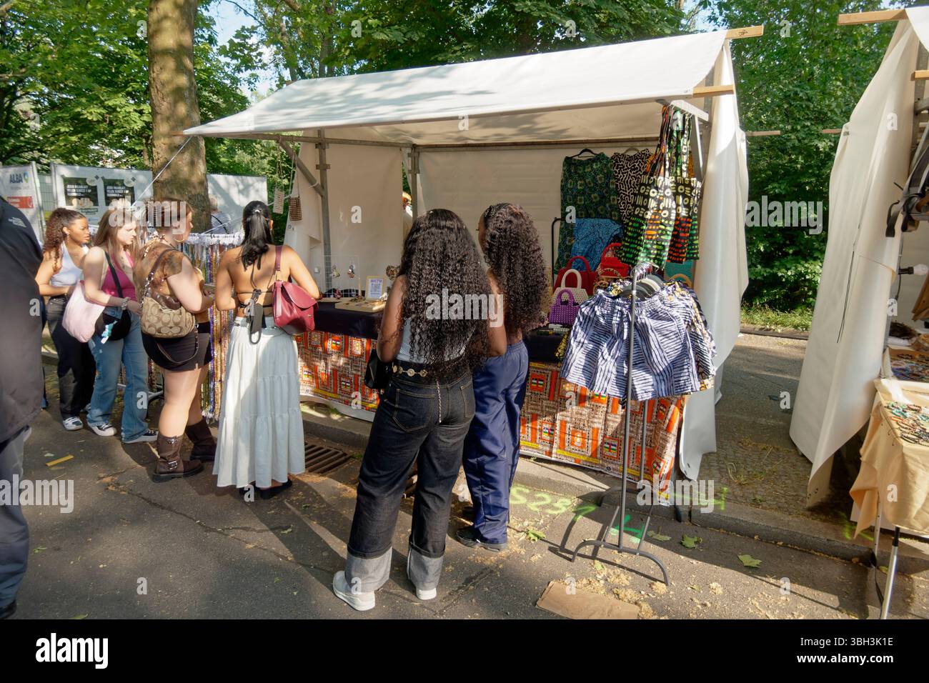 Karneval der Kulturen 2025, Veranstaltung, Strassenfest, Multikulti, Berlin-Kreuzberg, Stockfoto